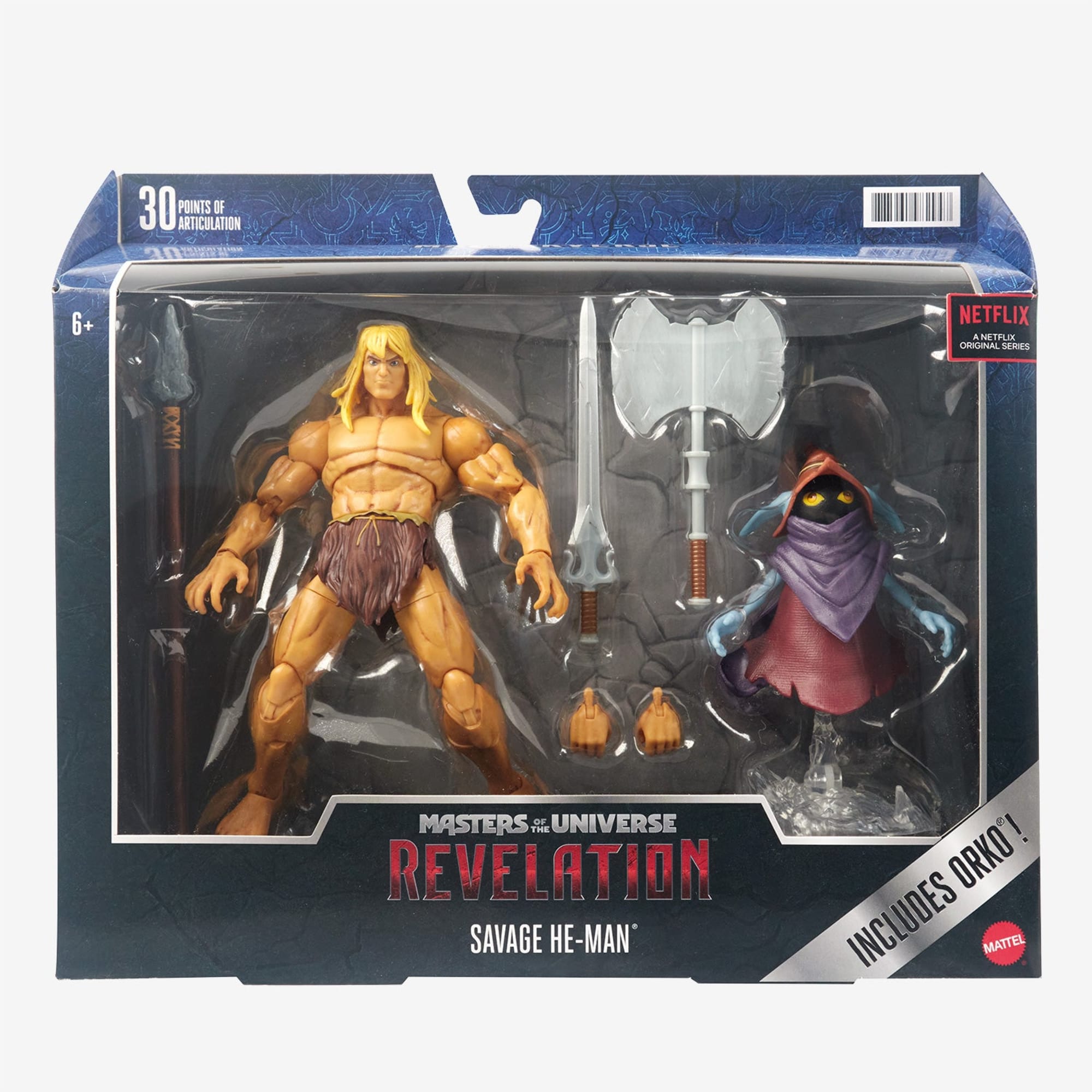 Masters of the Universe Masterverse Revelation Savage He-Man Action Figure - Image 9