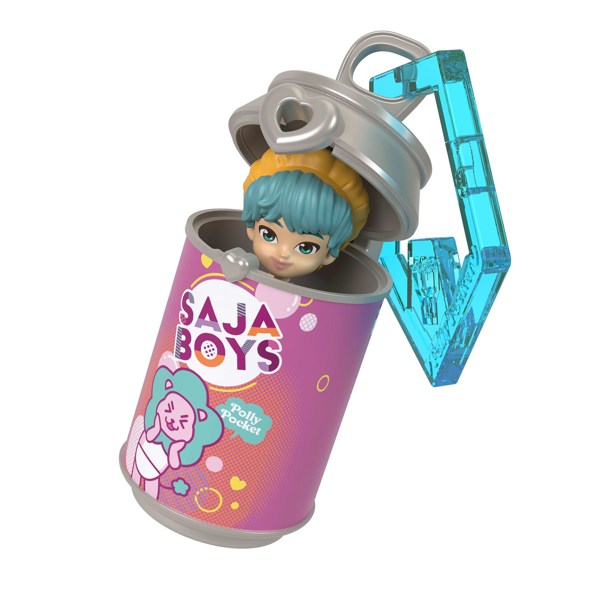 Polly Pocket x KPop Demon Hunters Saja Boys 5-Pack - Image 8