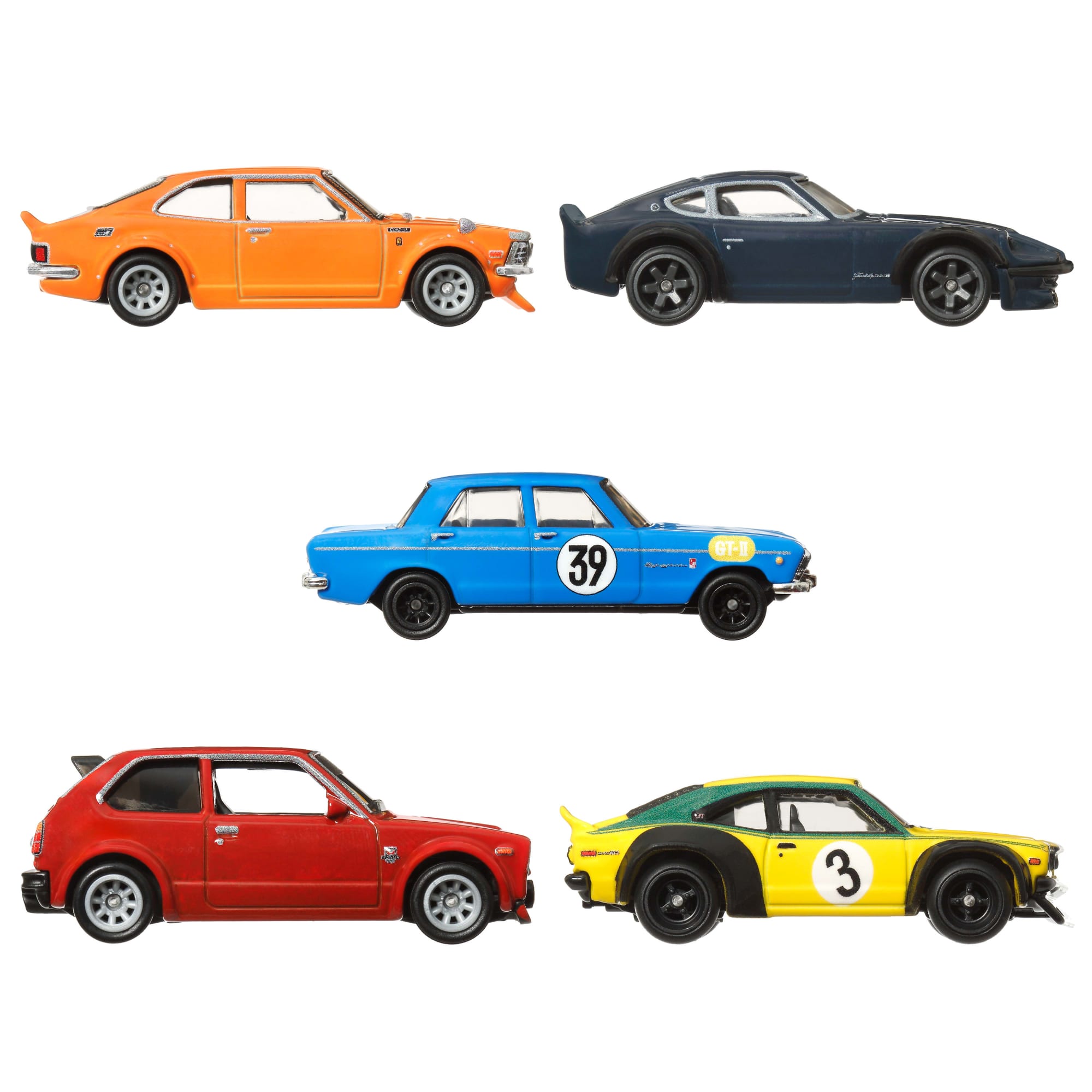 Hot Wheels Premium Car Culture Japan Historics 4 5-Vehicle Set in Collectible Container - Image 5