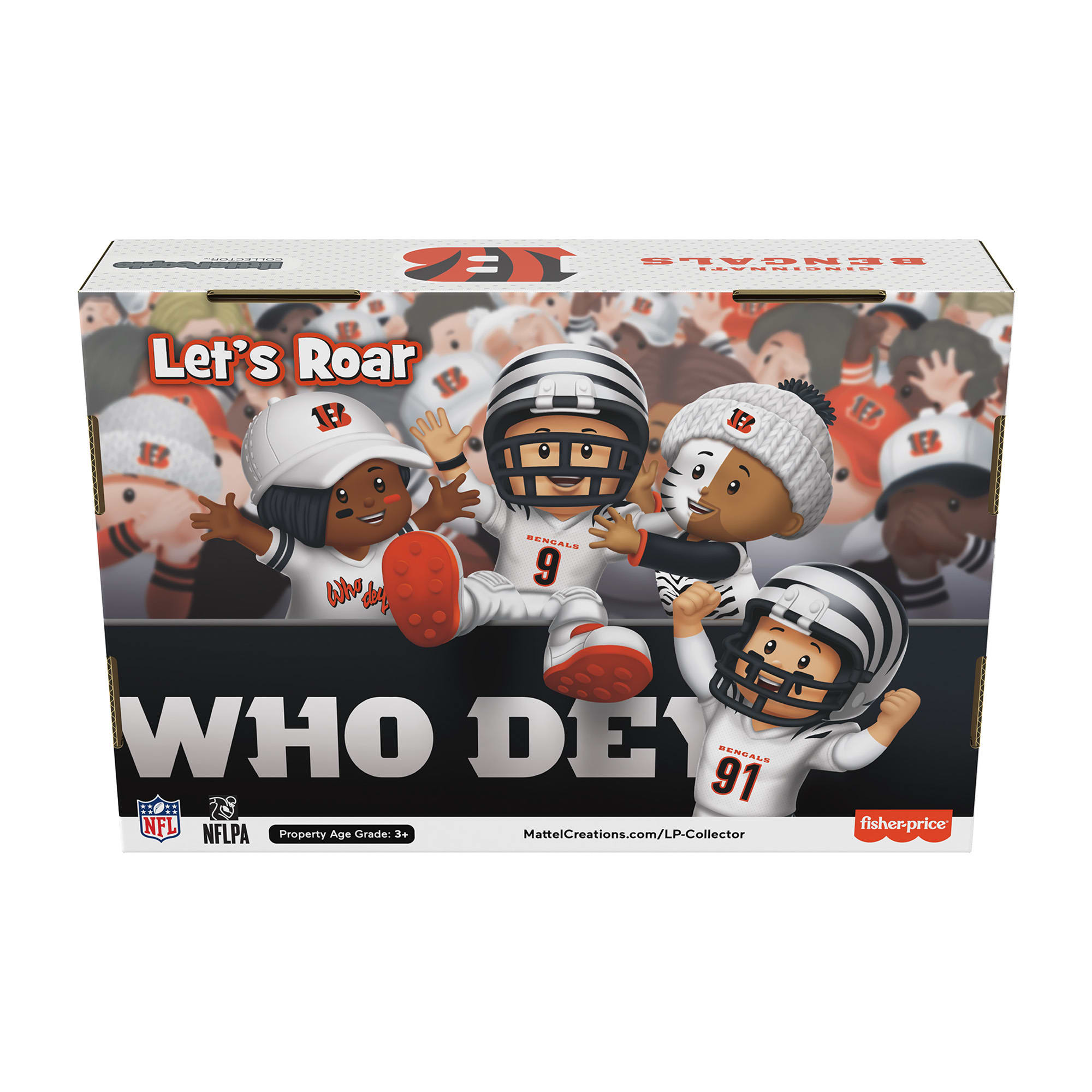 Little People Collector Cincinnati Bengals Alternate Jersey Figure Set - Image 12