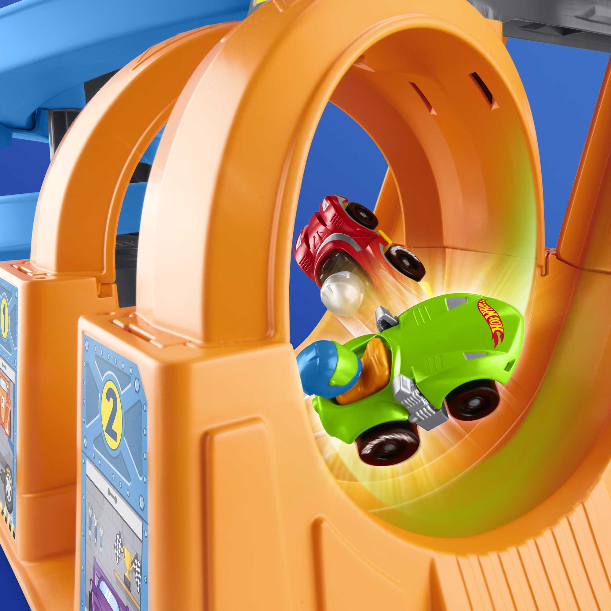 Little People Hot Wheels La Tour des Boucles de Course - Image 5