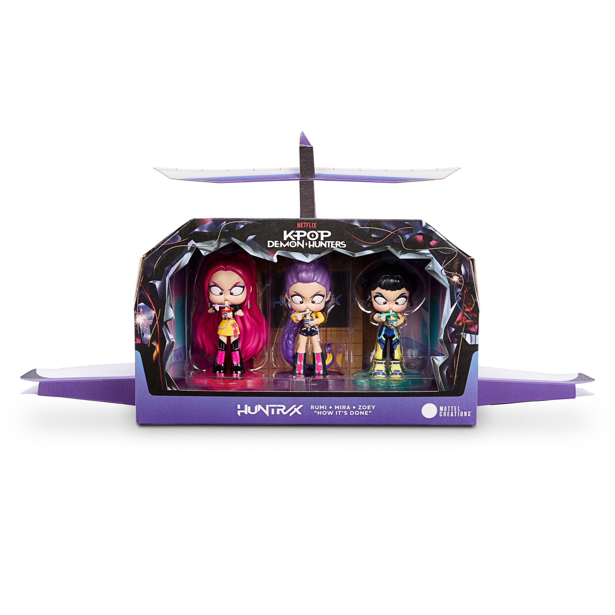 KPop Demon Hunters How It's Done Ramyeon Figure 3-Pack - Image 8