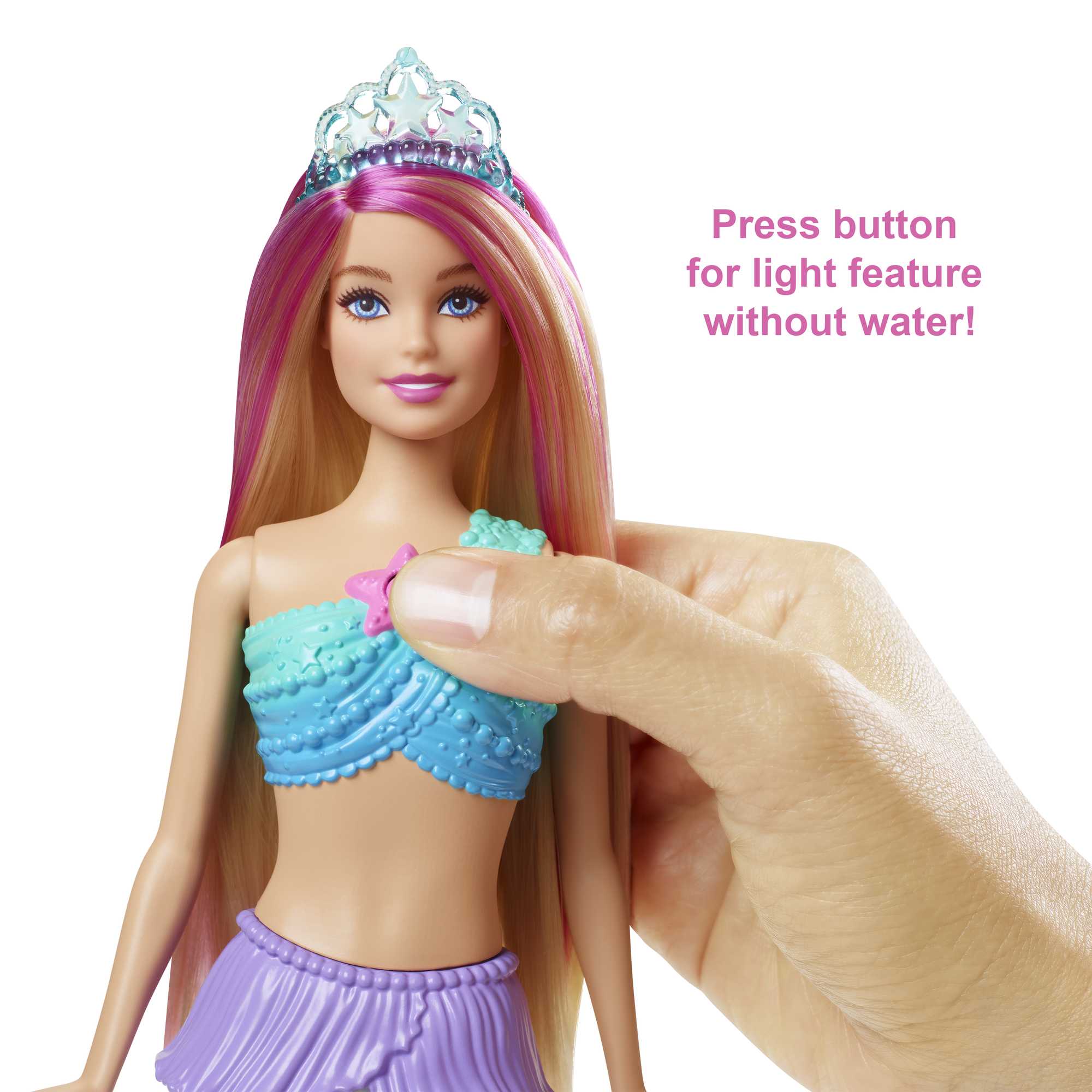 Barbie Dreamtopia Twinkle Lights Mermaid Doll - Image 3