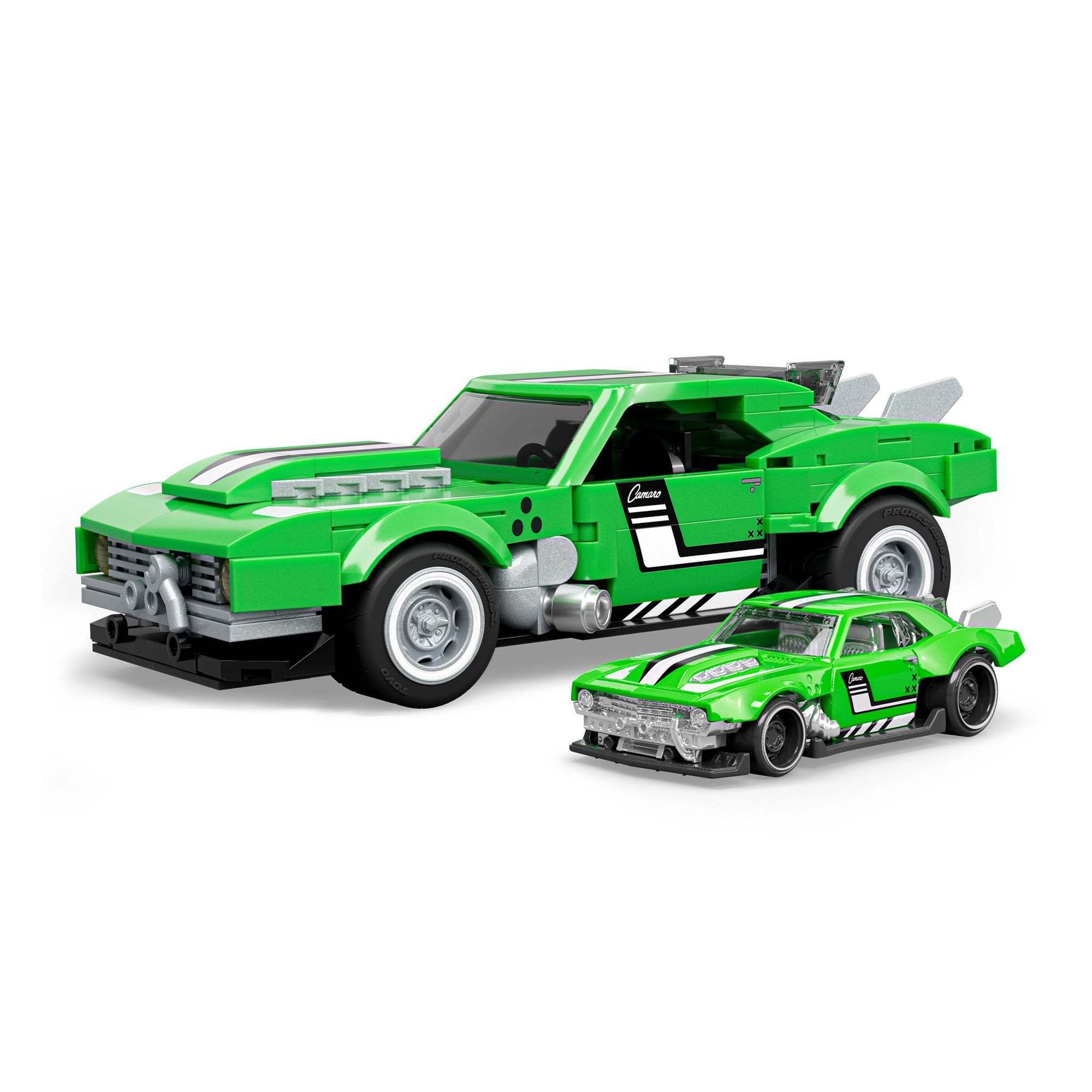 Mattel Brick Shop Hot Wheels Custom '68 Camaro Building Set - Image 2