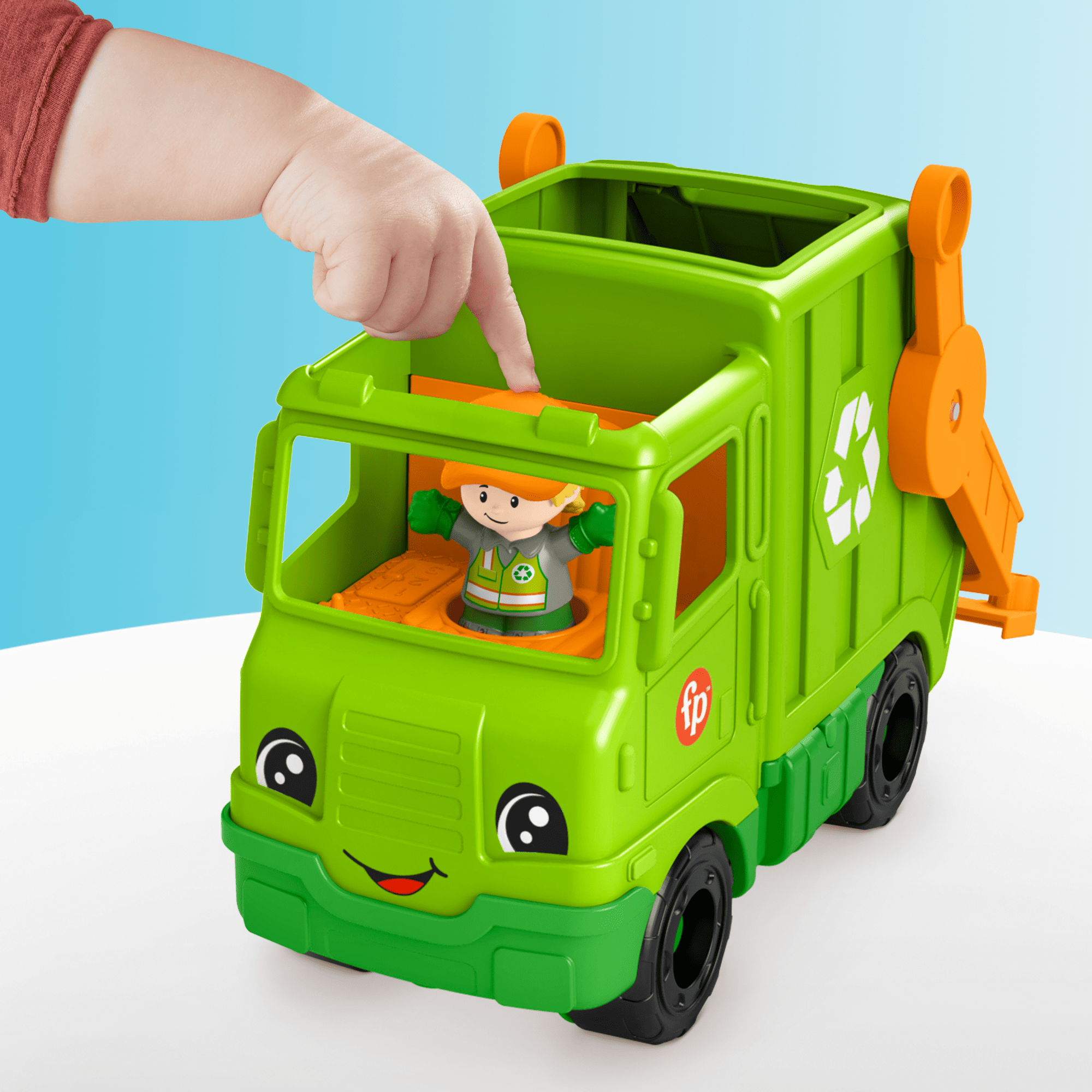 Fisher-Price Little People Camion de Recyclage Musical. 5Éléments - Image 4
