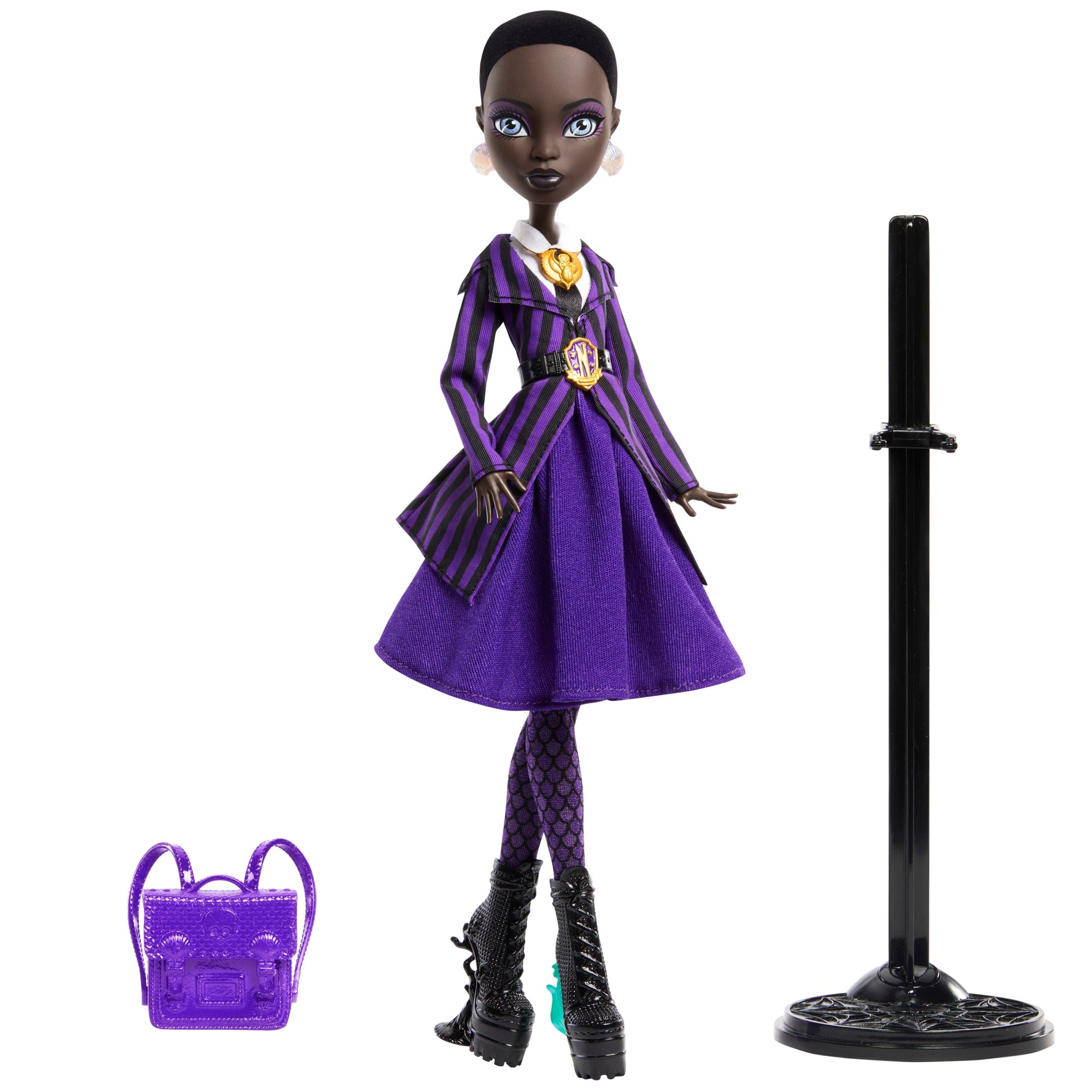 Monster High X Wednesday Collectible Doll. Bianca Barclay in Nevermore Academy Uniform - Image 6