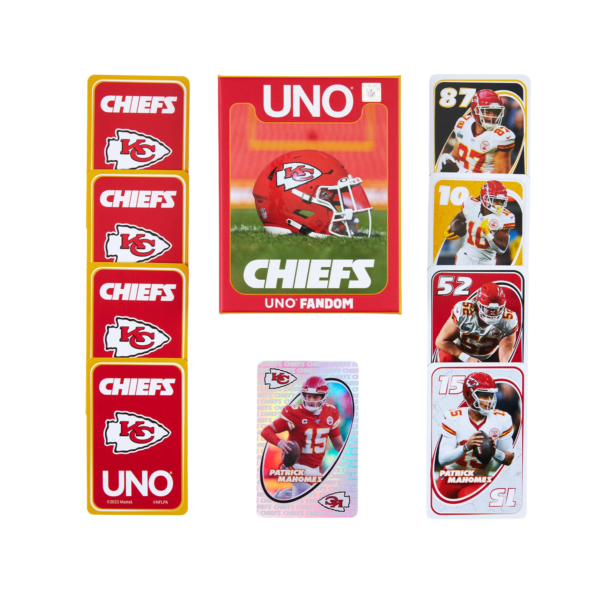 UNO Fandom NFL Kansas City Chiefs Game Deck - Image 3