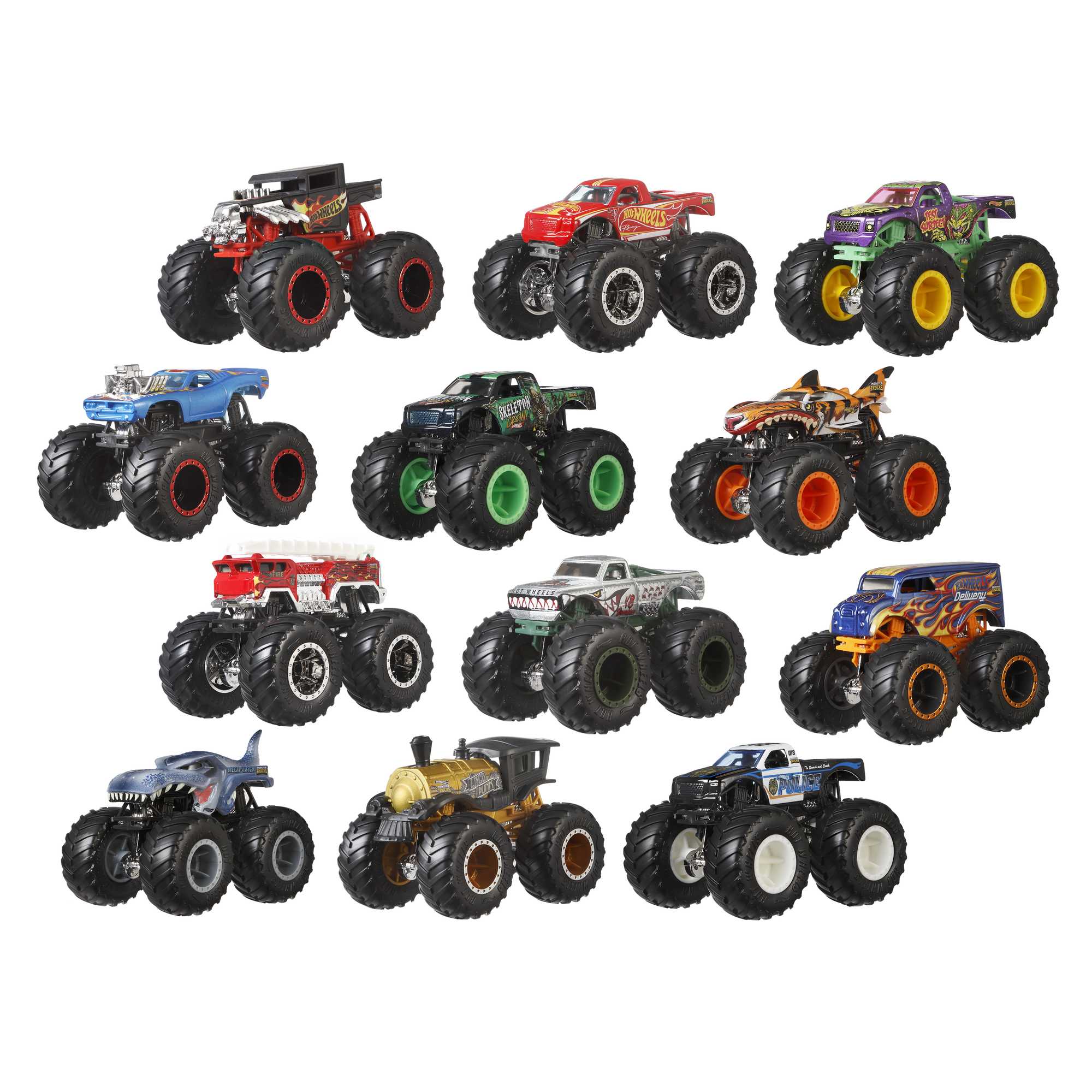 Hot Wheels Monster Trucks Ultimate Chaos 12Pk 1 Vehicle - Image 2