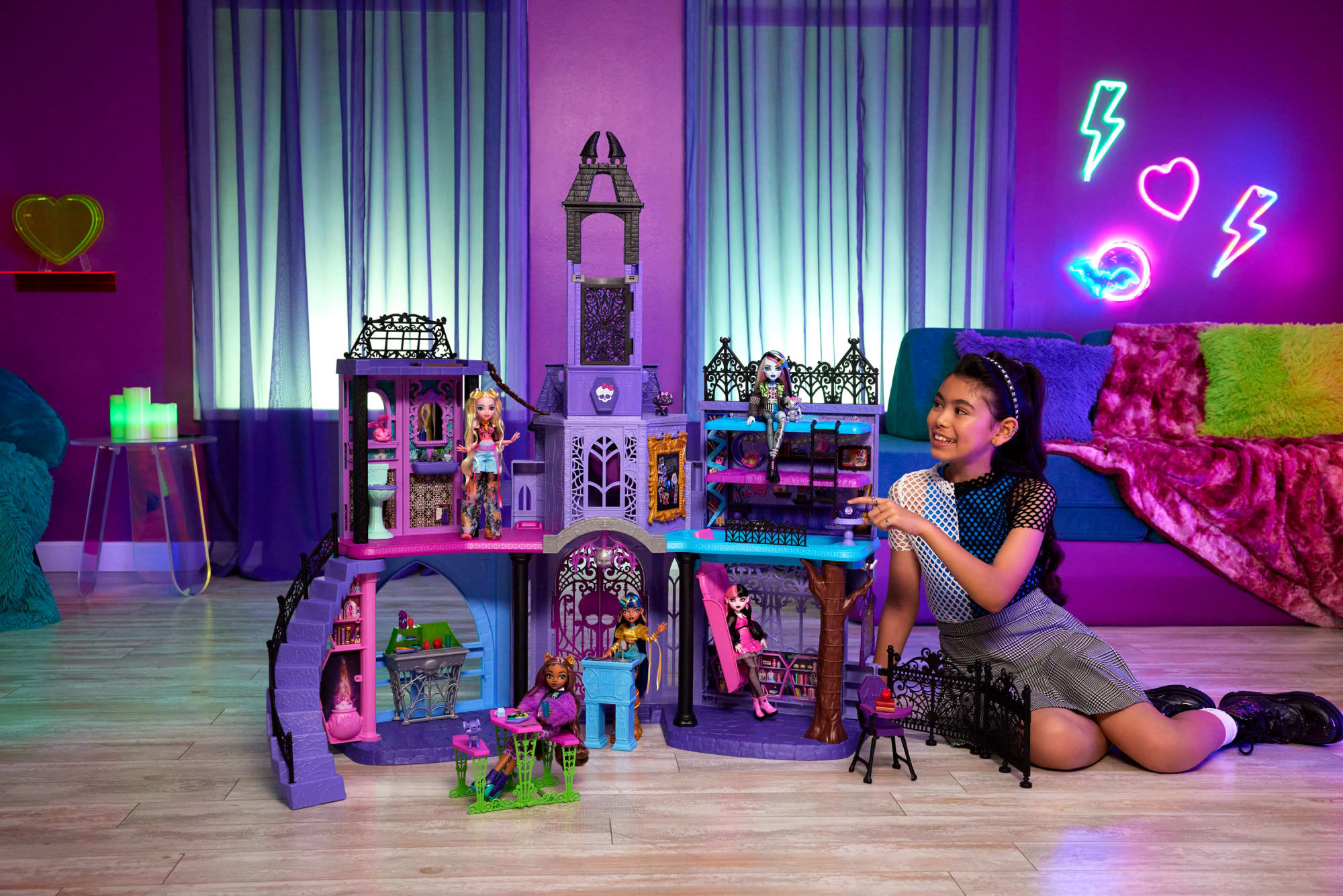 Monster High École des Fantômes. 35Éléments. Mobilier et Accessoires - Image 2