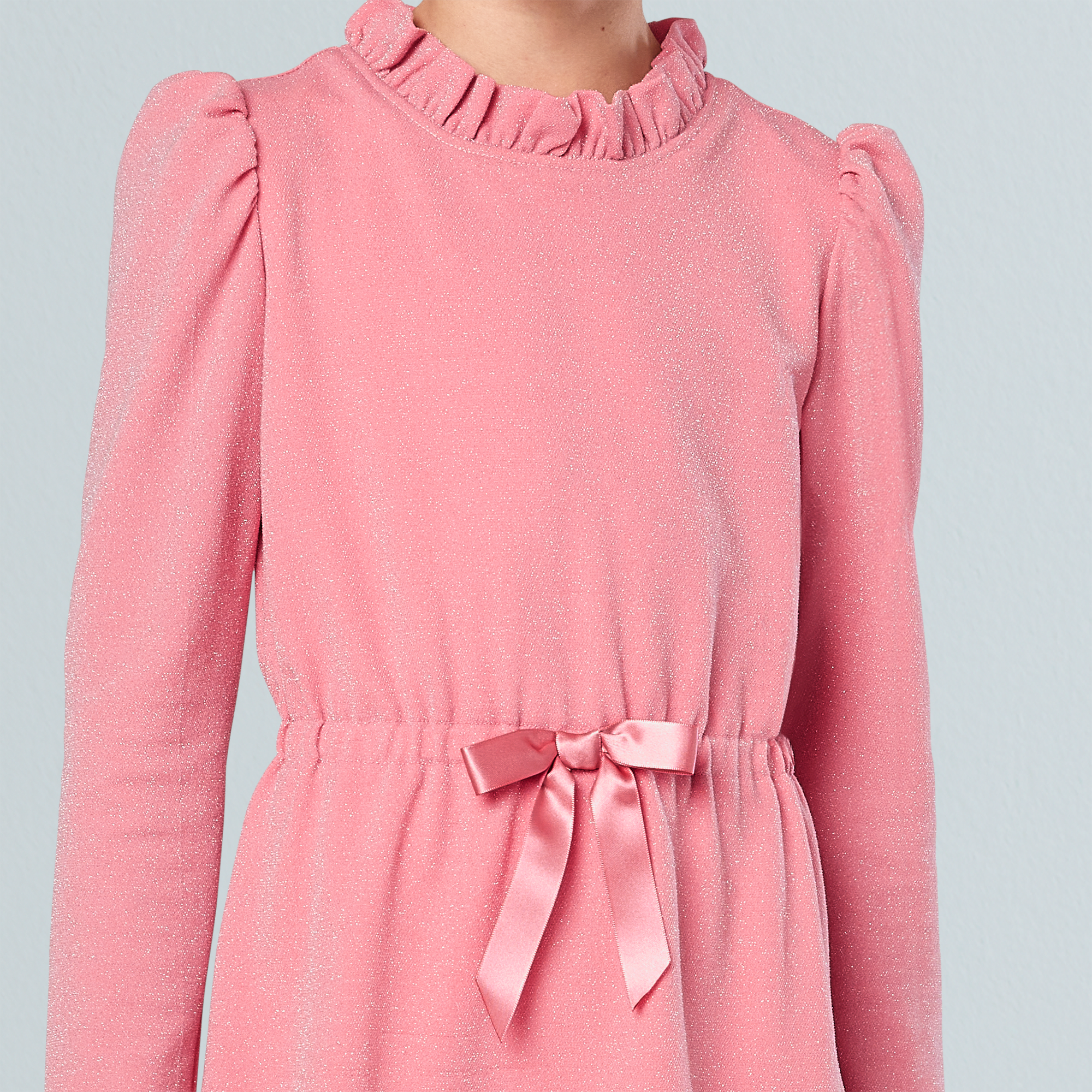 American Girl® x Something Navy Rosy Radiance Puff-Sleeve Dress for Girls - Image 4