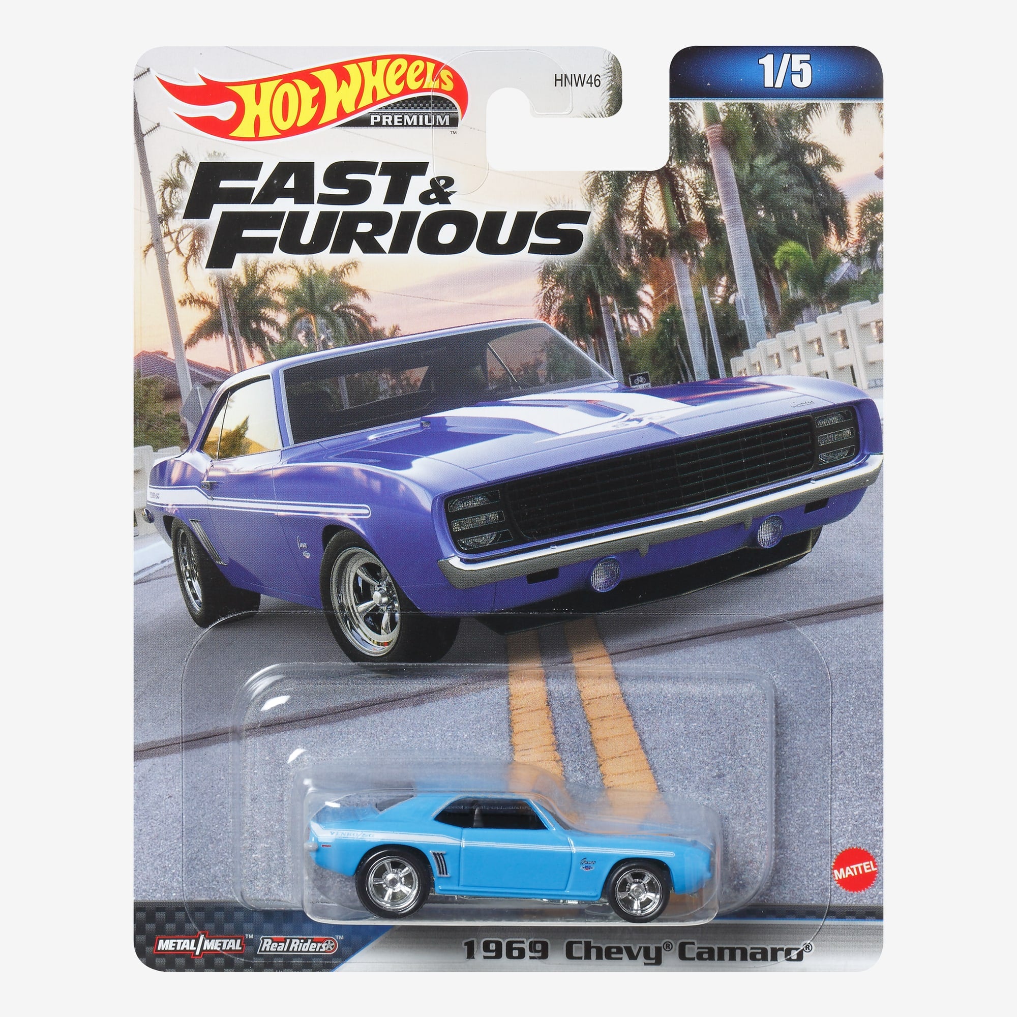 Hot Wheels Fast & Furious Premium Series. 1969 Chevy Camaro
