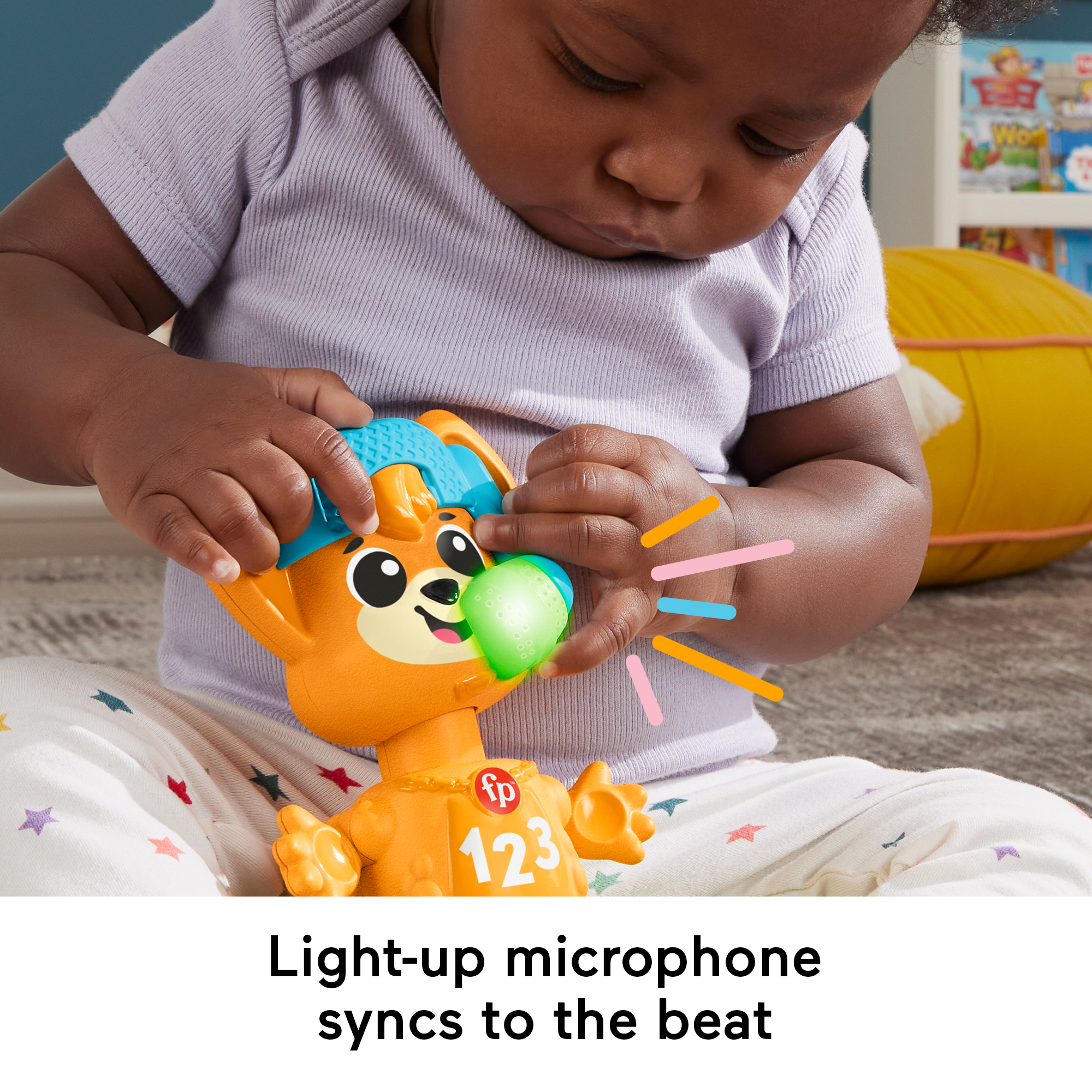 Fisher-Price Link Squad Opposites Fox Baby Learning Toy With Music & Lights - Image 4