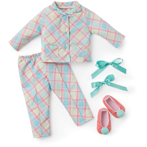 Melody's™ Plaid Pajamas for 18-inch Dolls (Historical Characters)