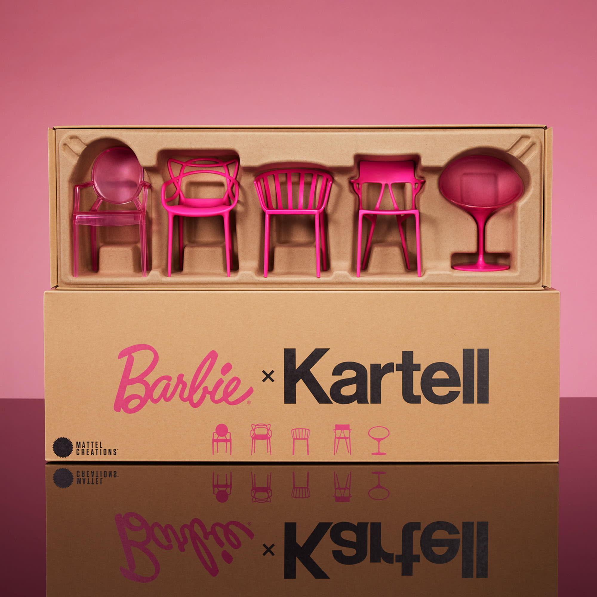 Barbie x Kartell 5-Piece Doll-Sized Chair Set - Image 10