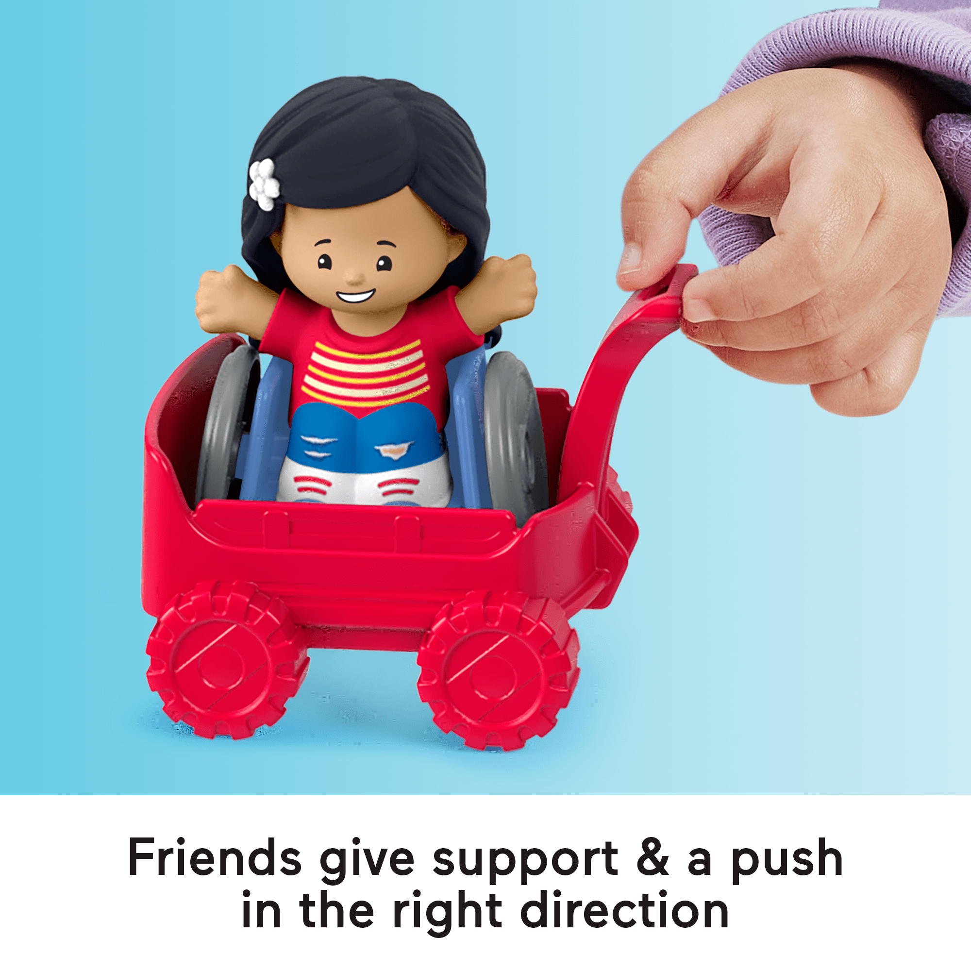 Fisher-Price Little People Play For All Figure And Accessory Pack For Toddlers. 9 Pieces - Image 4