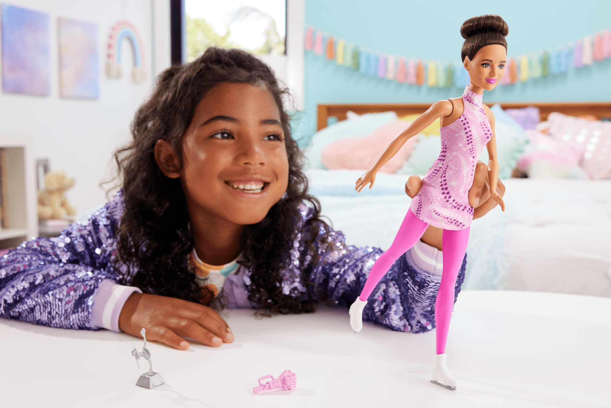 Barbie Profissões Boneca Patinagem artística - Image 2
