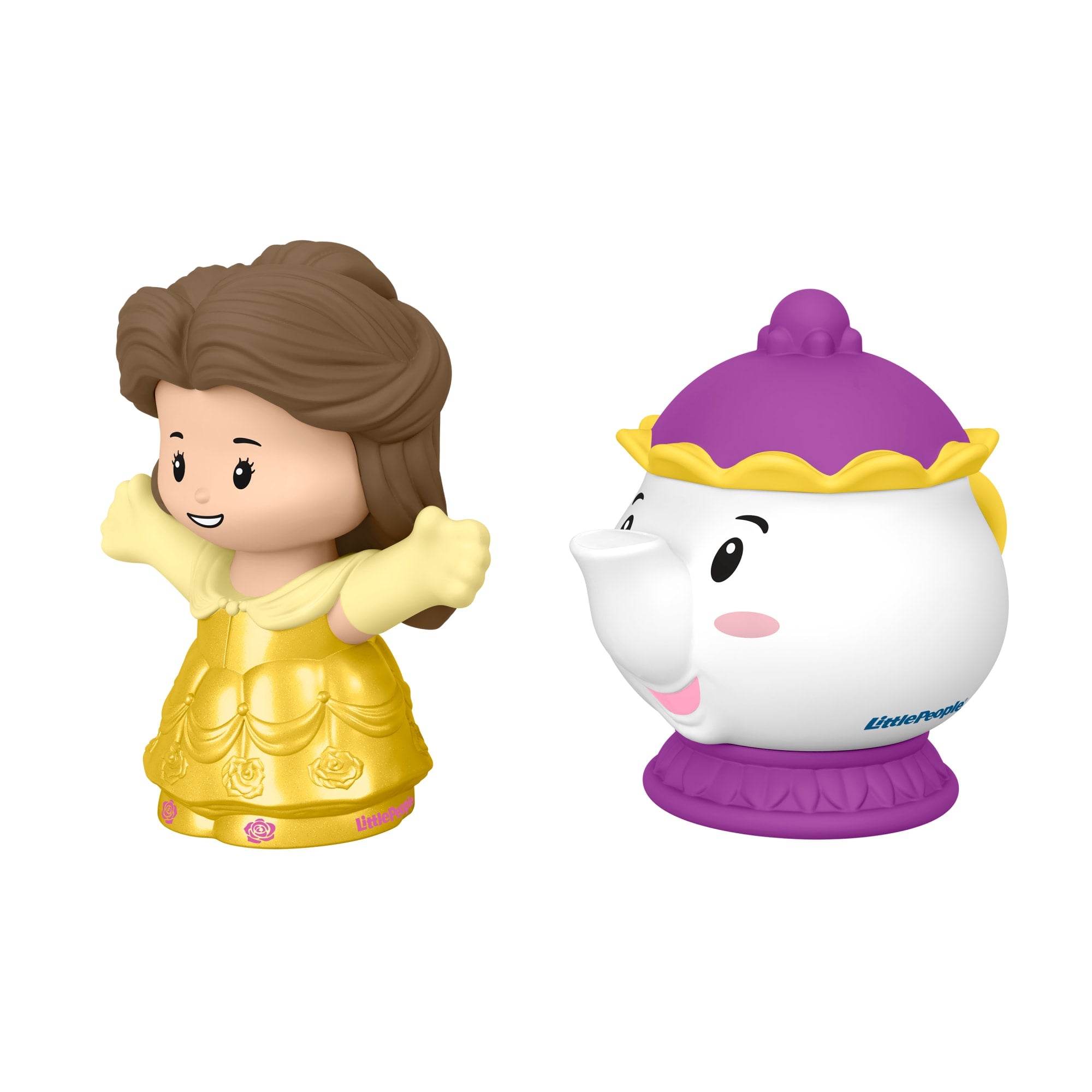Little People Disney Princesa Juguete para Bebés Figuras de Bella y Potts - Image 4