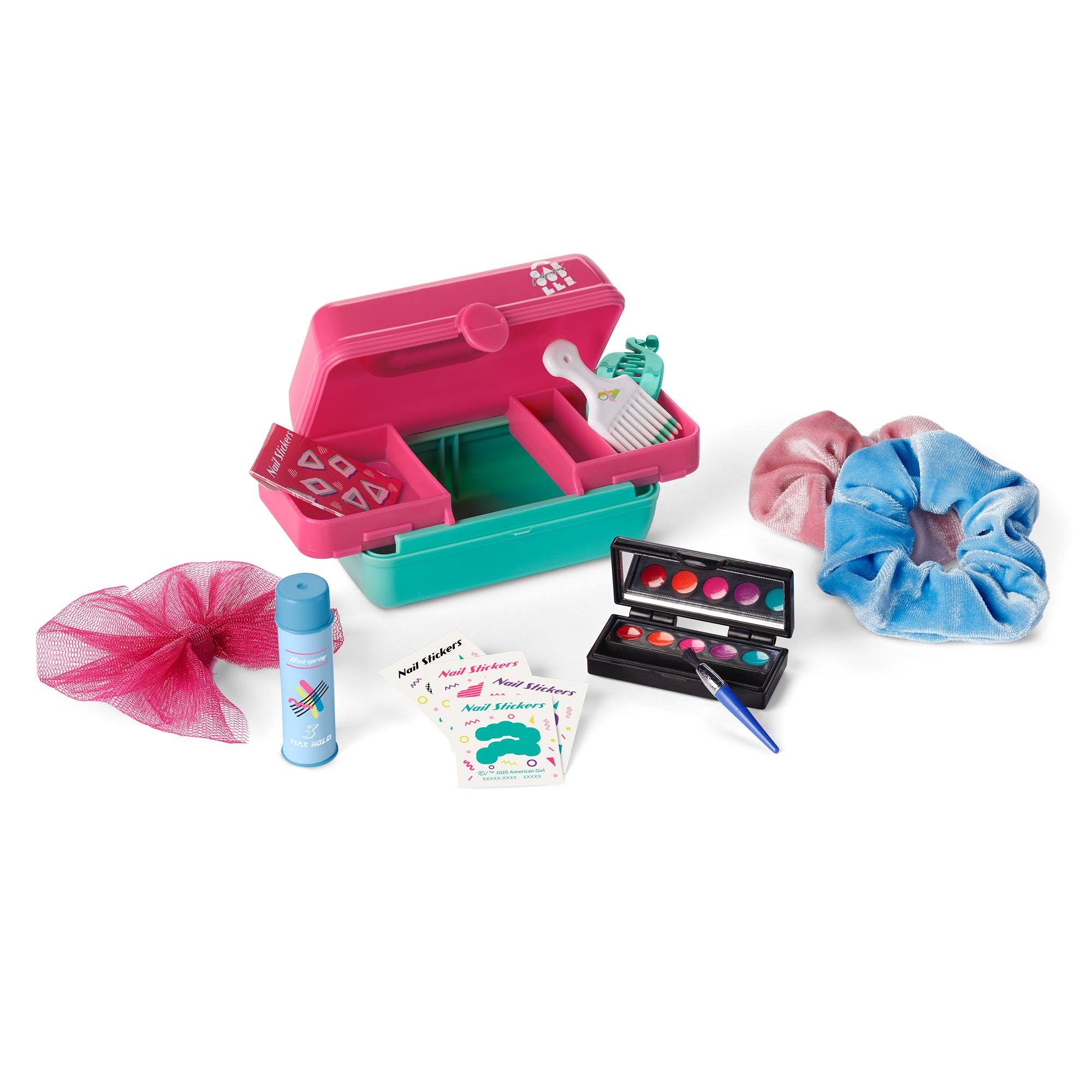 Courtney's™ Caboodles® & Hair Accessories Kit for 18-inch Dolls (Historical Characters)