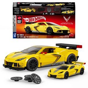 Mattel Brick Shop Hot Wheels Juguete de Construcción Speed '20 Corvette C8.R