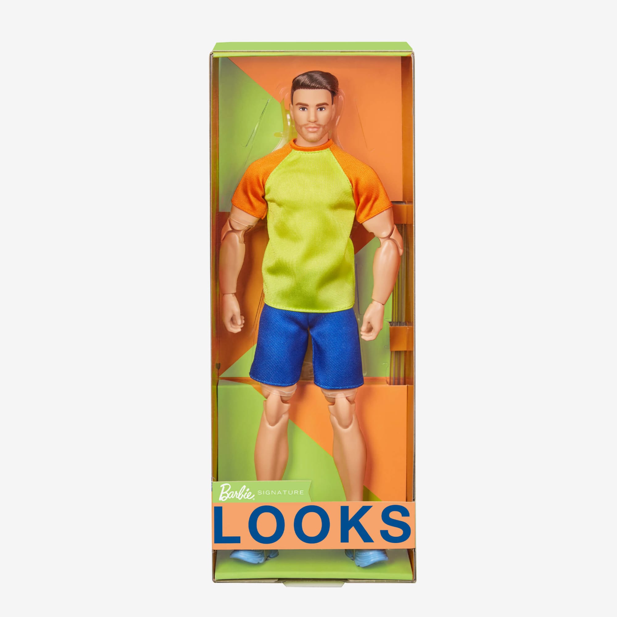 Barbie Looks Ken Doll (Buff Body. Curly Brunette Hair) - Image 6