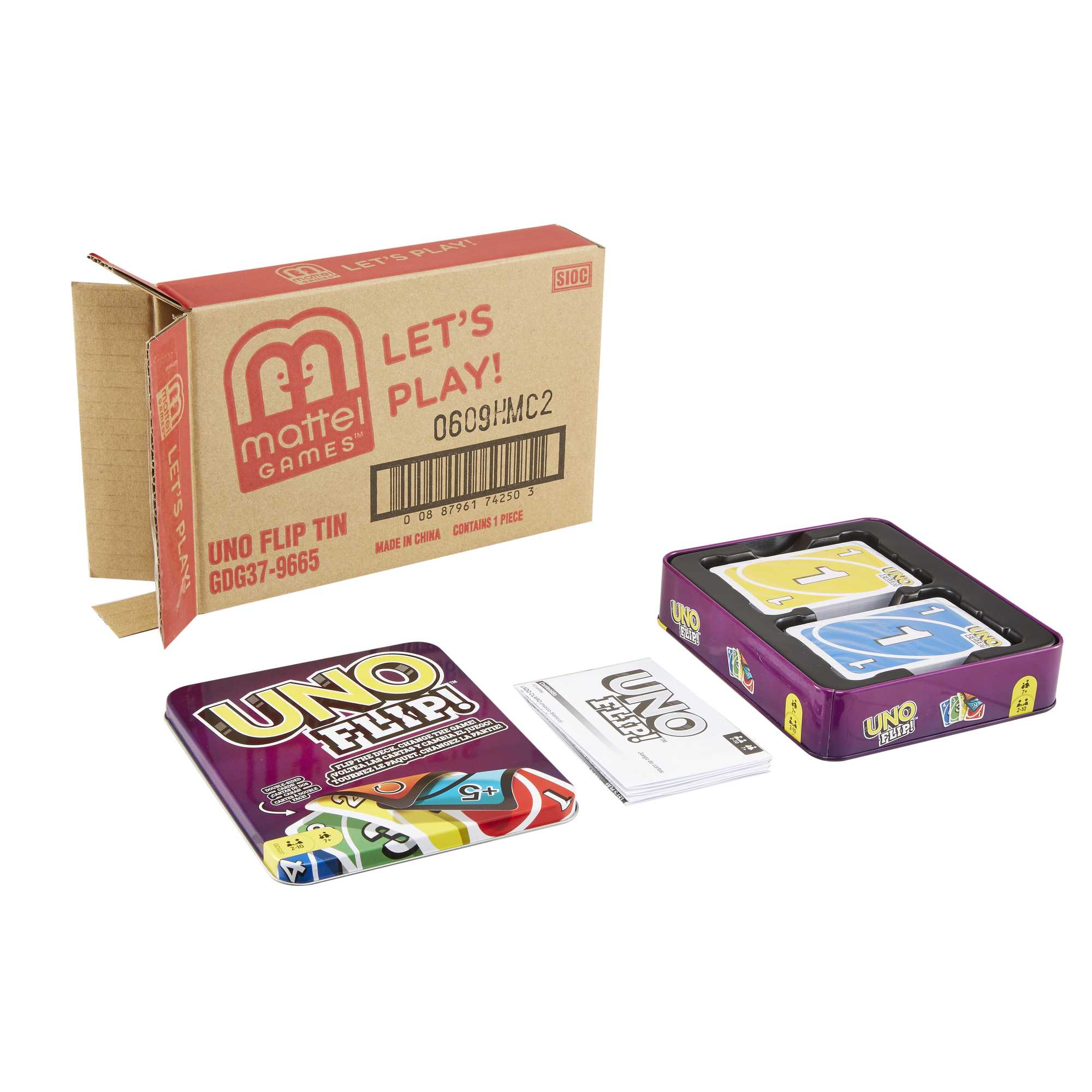 UNO Flip! Card Game For Kids. Adults & Family Night in Collectible Storage Tin - Image 4