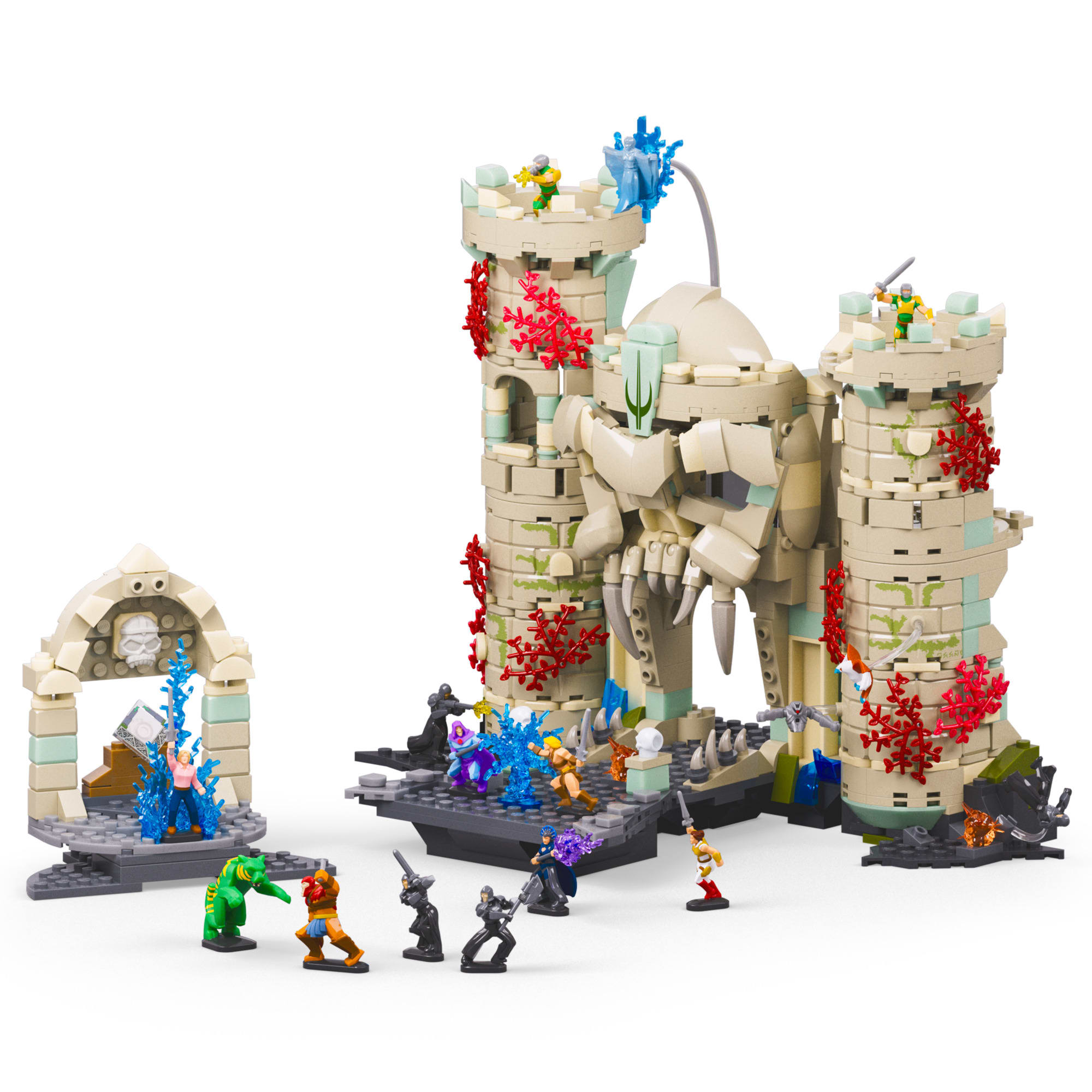 Mattel Brick Shop Masters of the Universe Battle of Castle Grayskull Building Set - Image 2