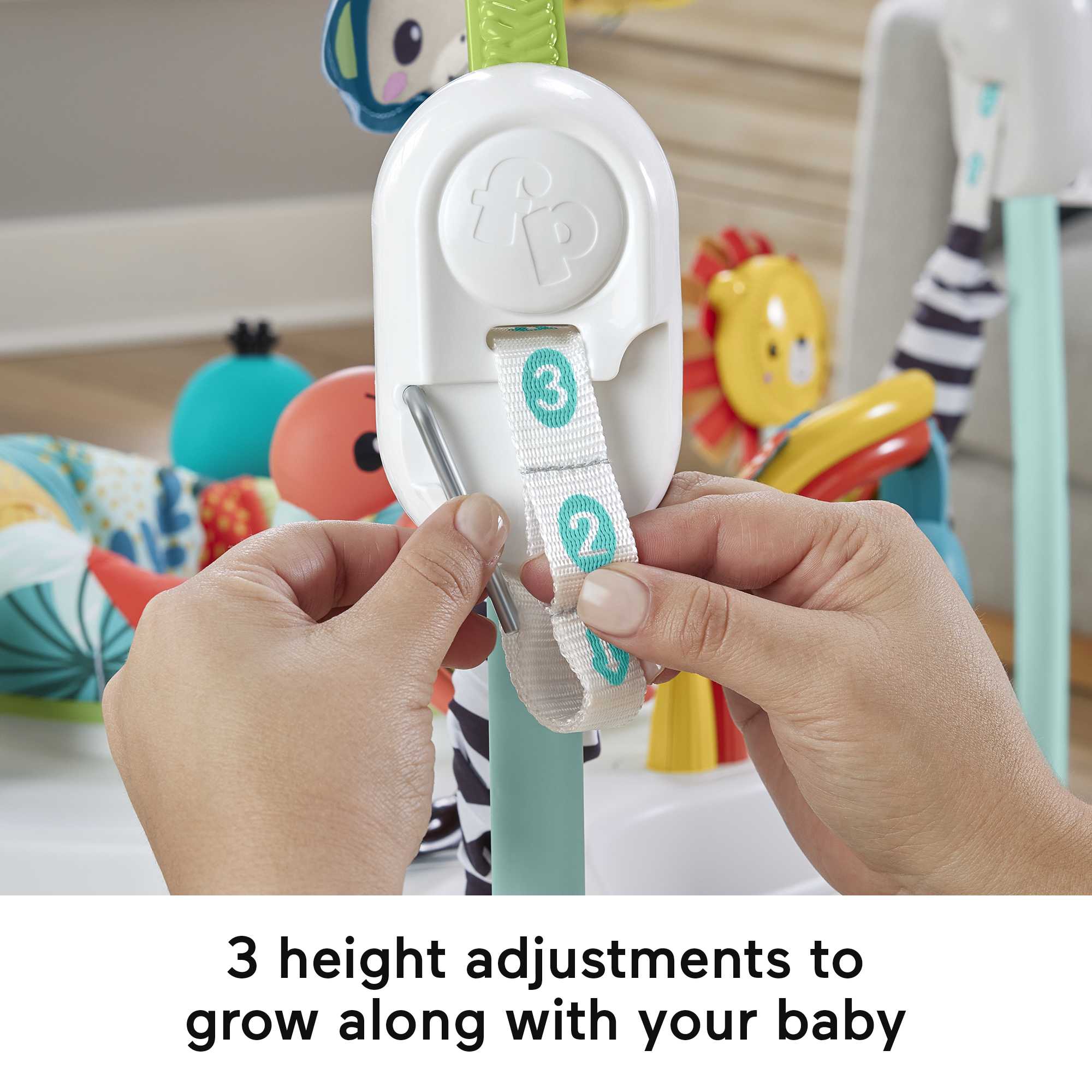 Fisher-Price Jumperoo Baby Activity Center With Lights And Sounds. Jumping Jungle - Image 5