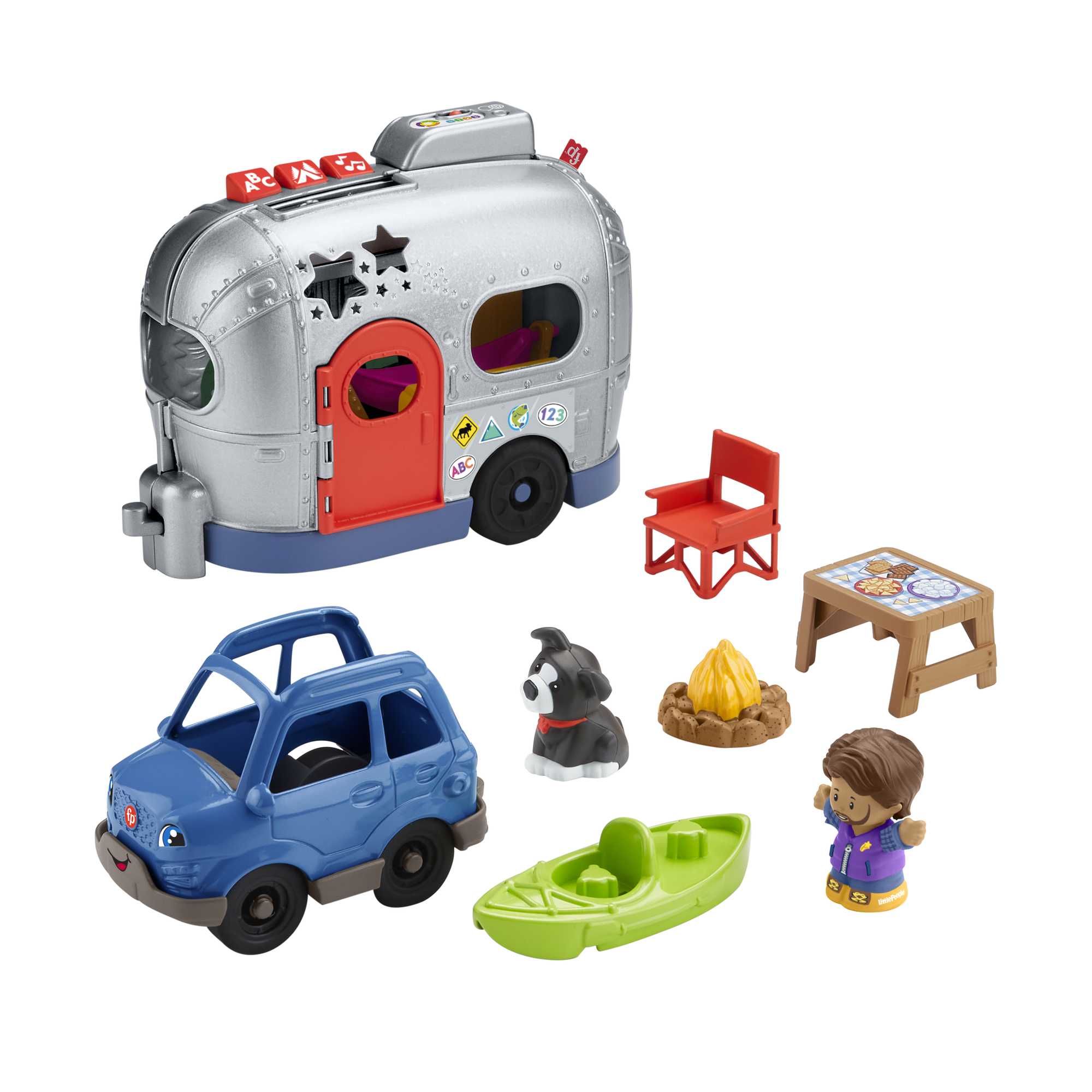 Little People Light-Up Learning Camper Playset - English & French Version - Image 6