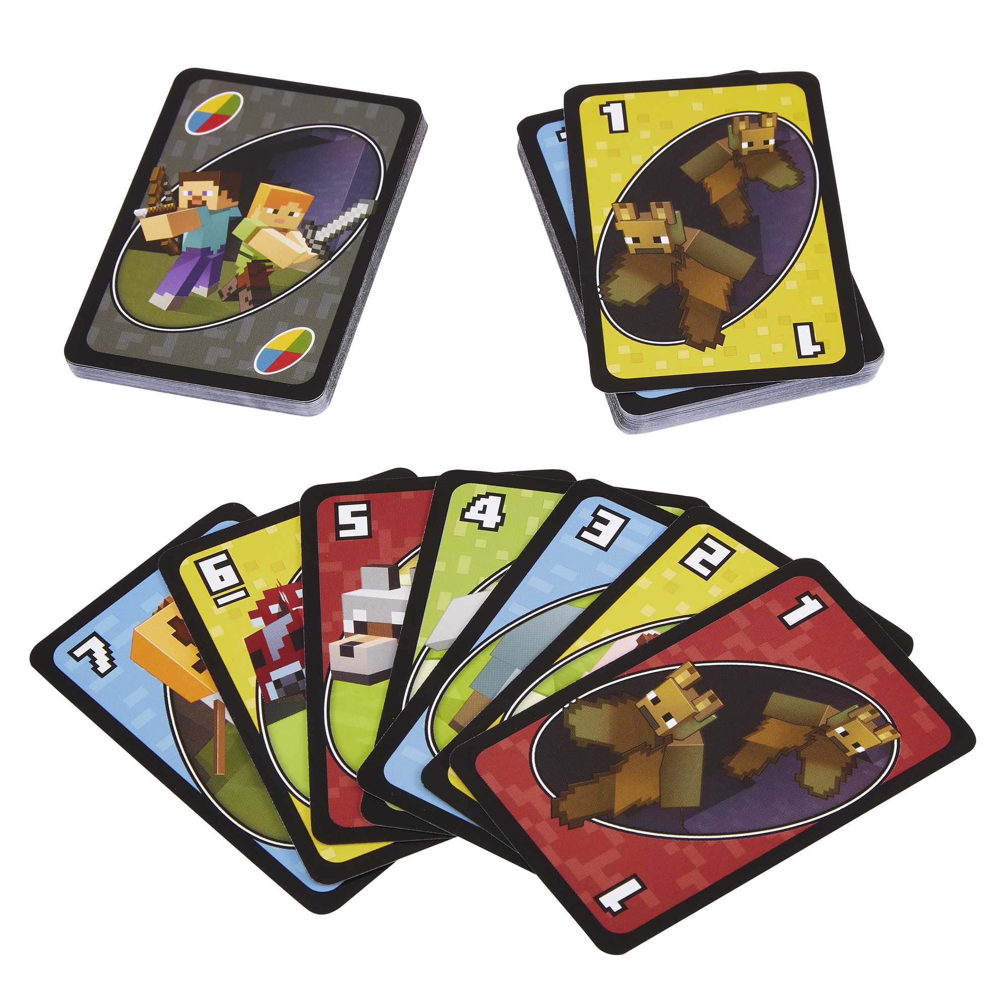 UNO Card Game. Gifts For Kids. Minecraft Themed. Storage Tin Box - Image 6