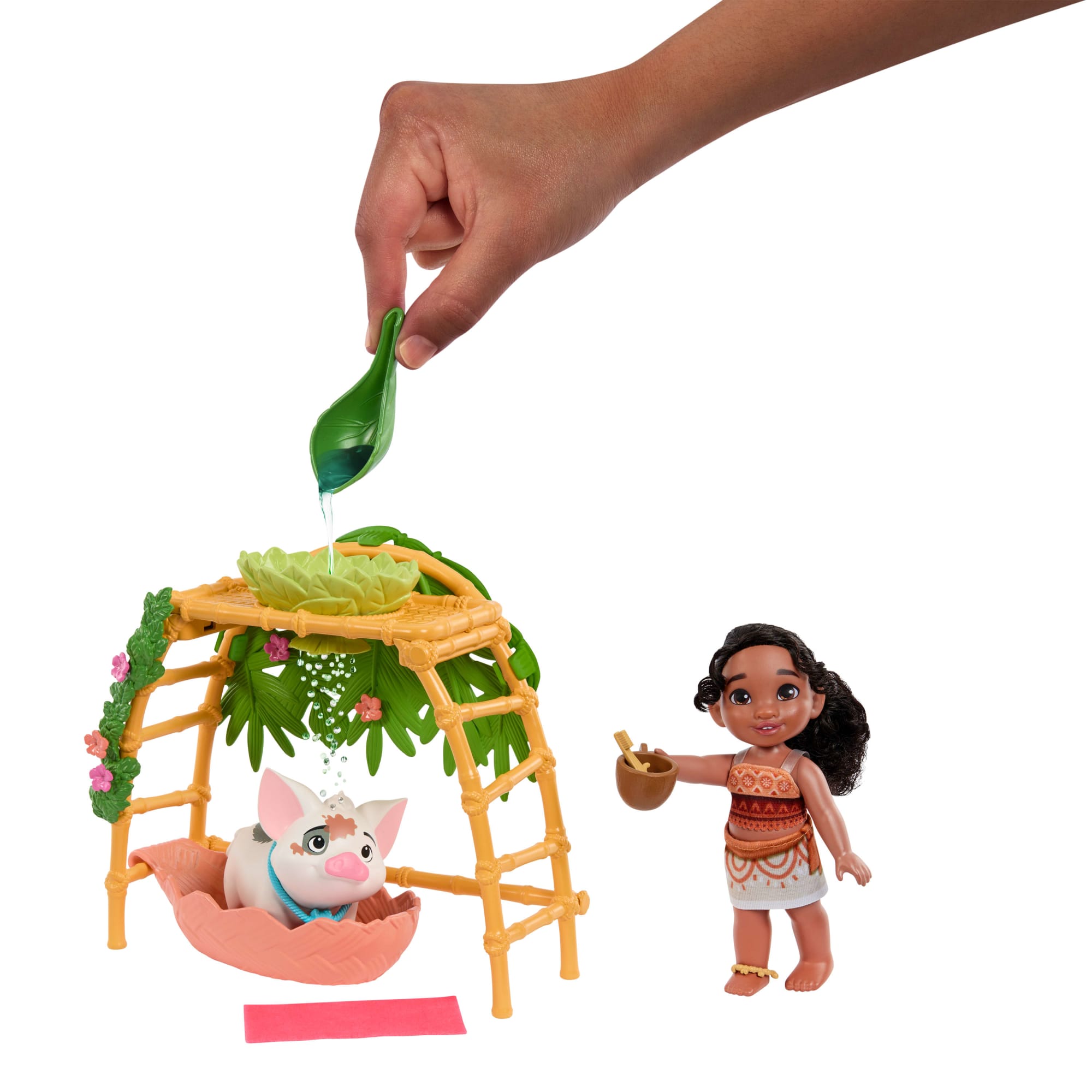 Disney Moana 2 Simea & Pua Bathtime Fun Playset. Fashion Doll & 10+ Accessories. Inspired By The Movie - Image 5