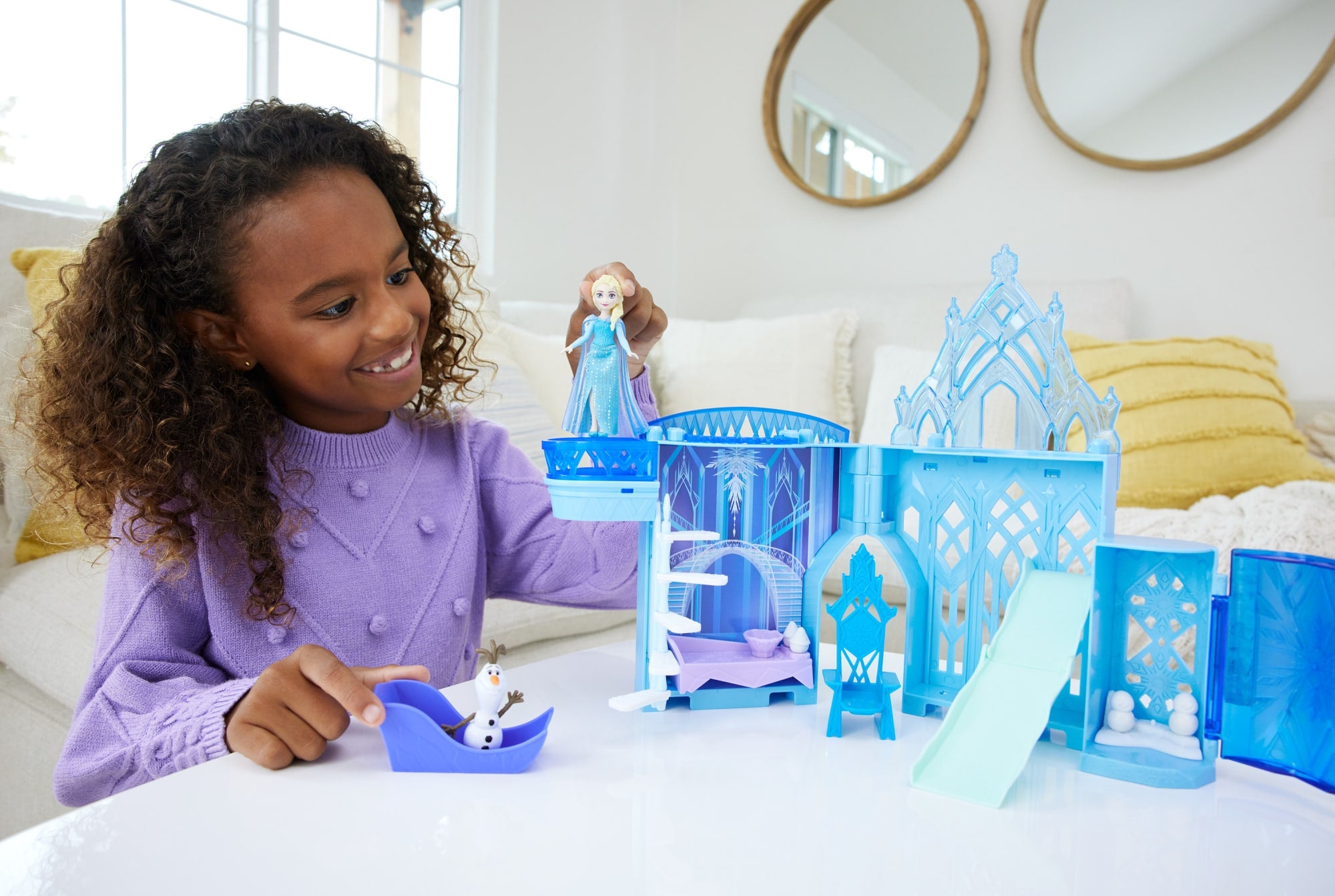 Disney Frozen Toys. Elsa's Stacking Castle. Gifts For Kids - Image 2