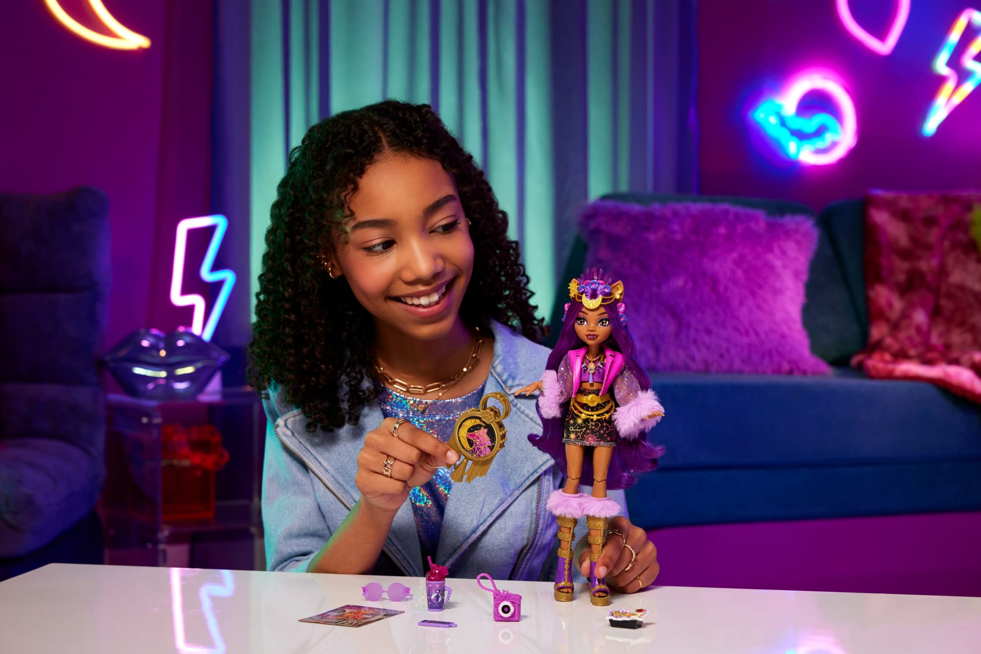 Monster High-Poupée Clawdeen Wolf Avec Tenue Pour Le Monster Fest - Image 2