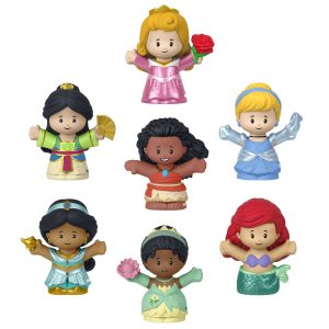 Fisher-Price-Disney-Little People-Coffret Figurines Princesses. Bambin