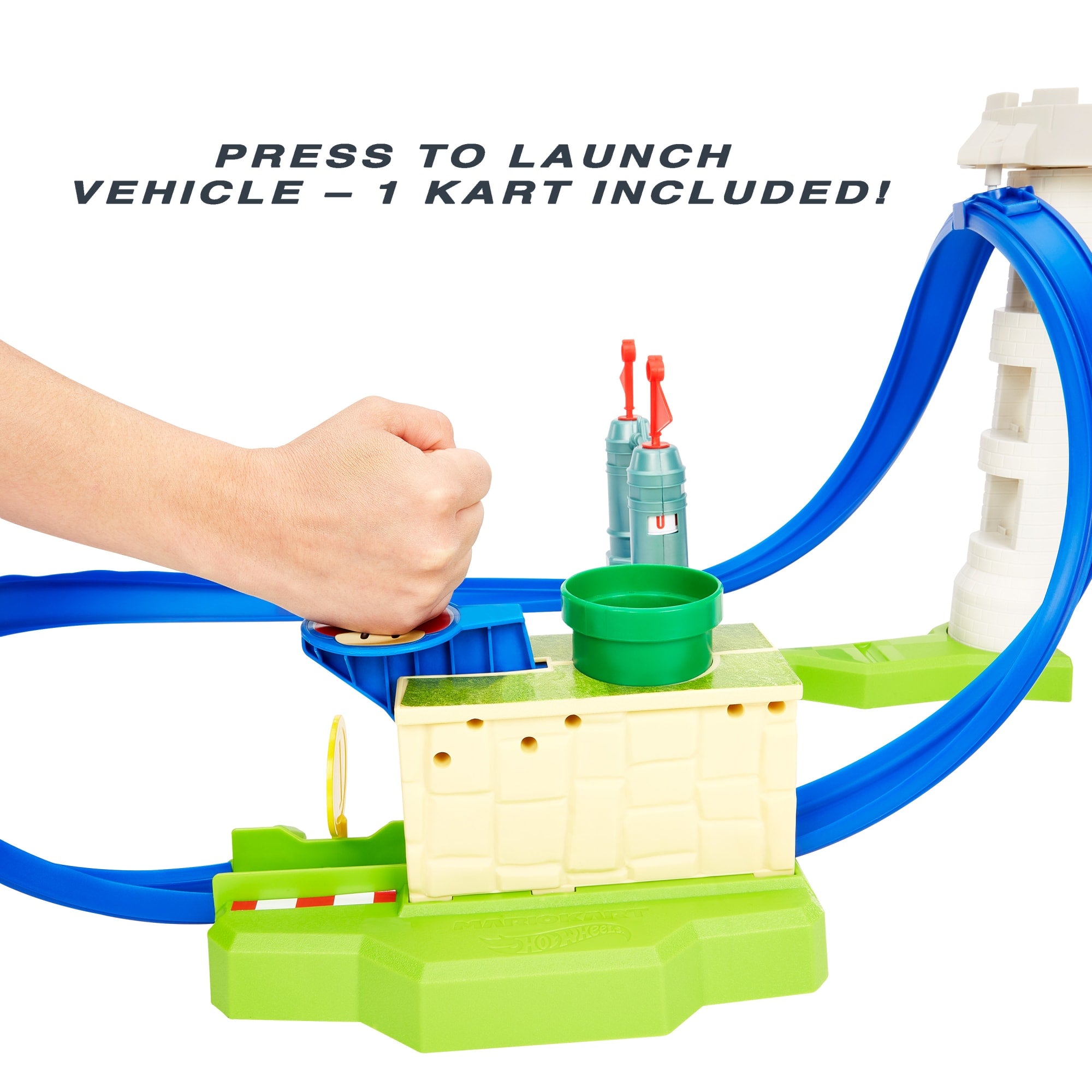 Hot Wheels Mariokart Circuit Slam Track Set - Image 3