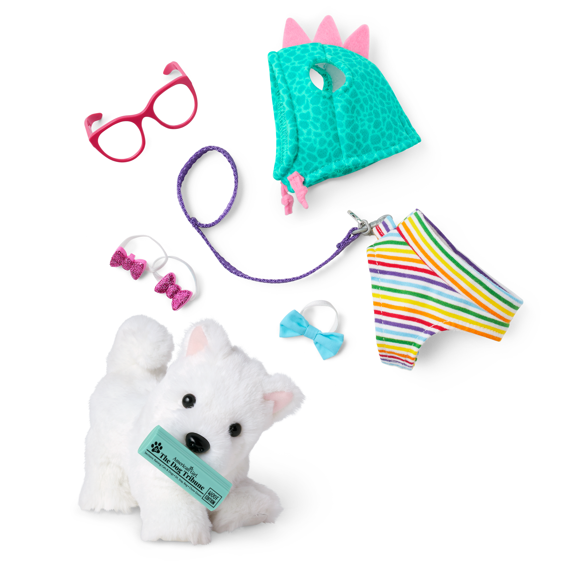 Coconut Chip™ Dog for 18-inch Dolls & Fancy Pet Fashion Accessories