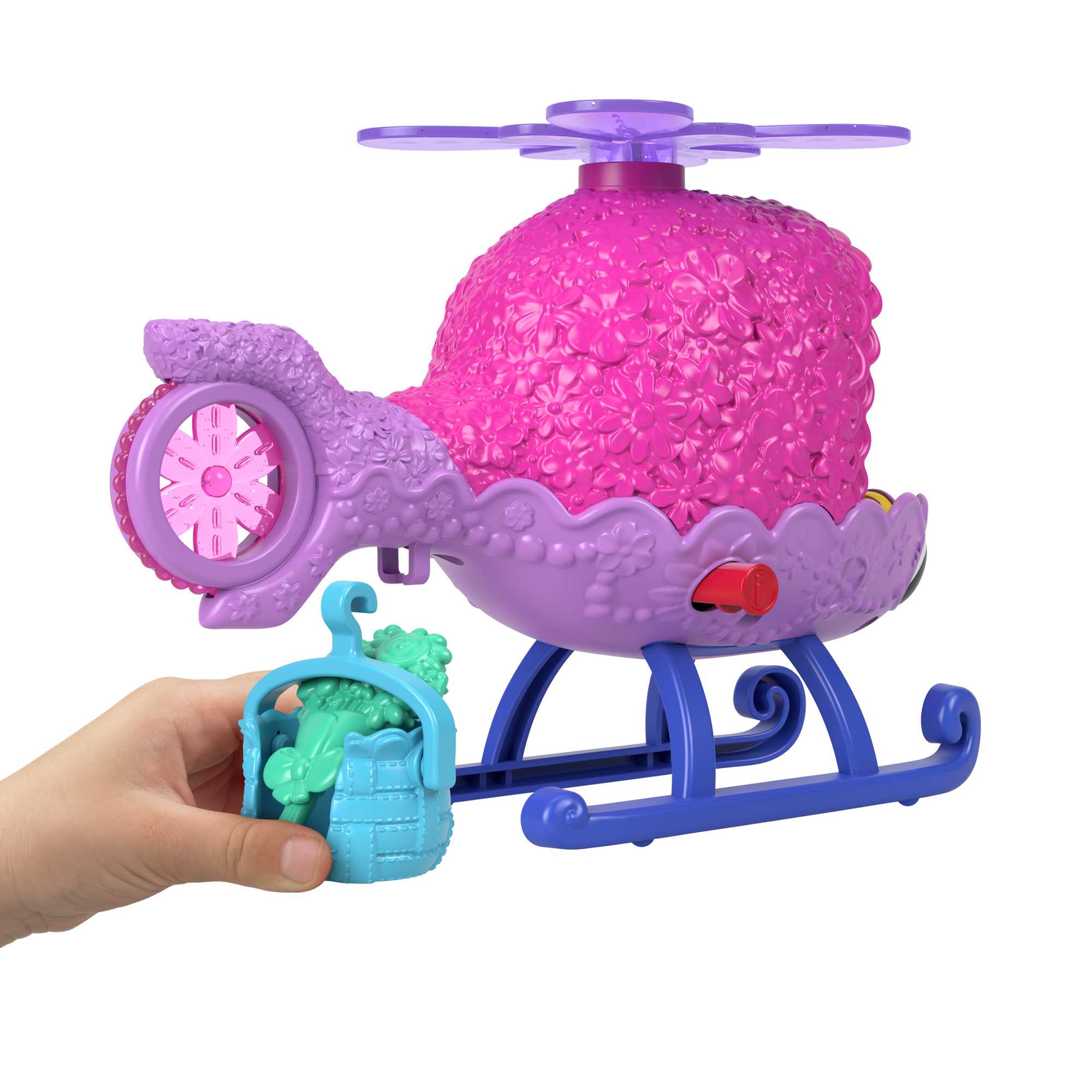 Imaginext Dreamworks Trolls L'Hélico de Poppy. Fig.. Véh.. 4 Élém. - Image 4