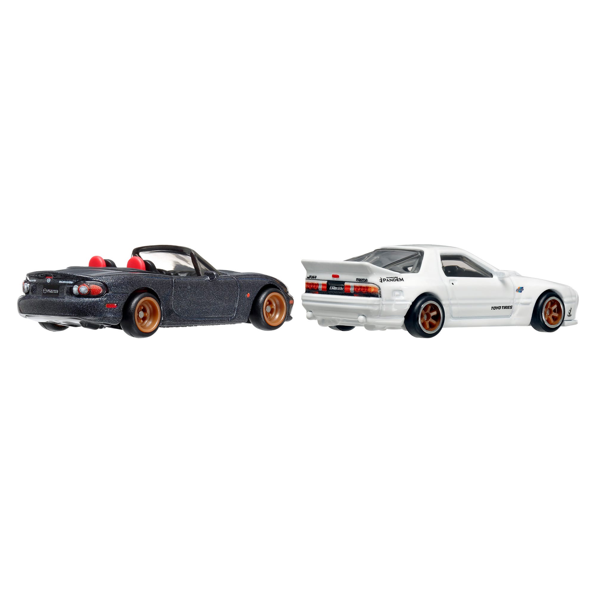 Hot Wheels Premium Car Culture 2-Pack - '04 Mazda Mazdaspeed Miata & Mazda RX7 FC Pandem - Image 4