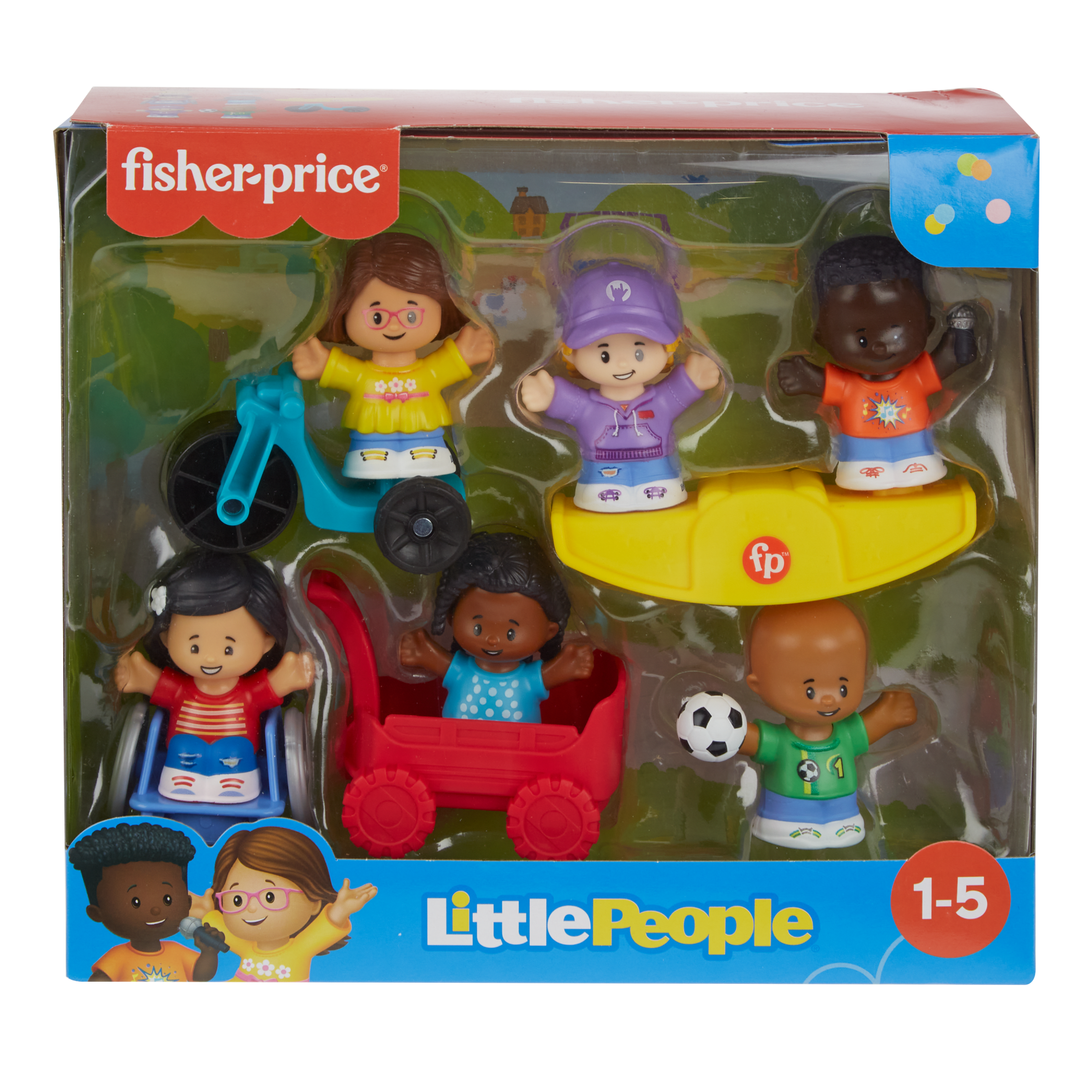 Fisher-Price Little People Play For All Figure And Accessory Pack For Toddlers. 9 Pieces - Image 12