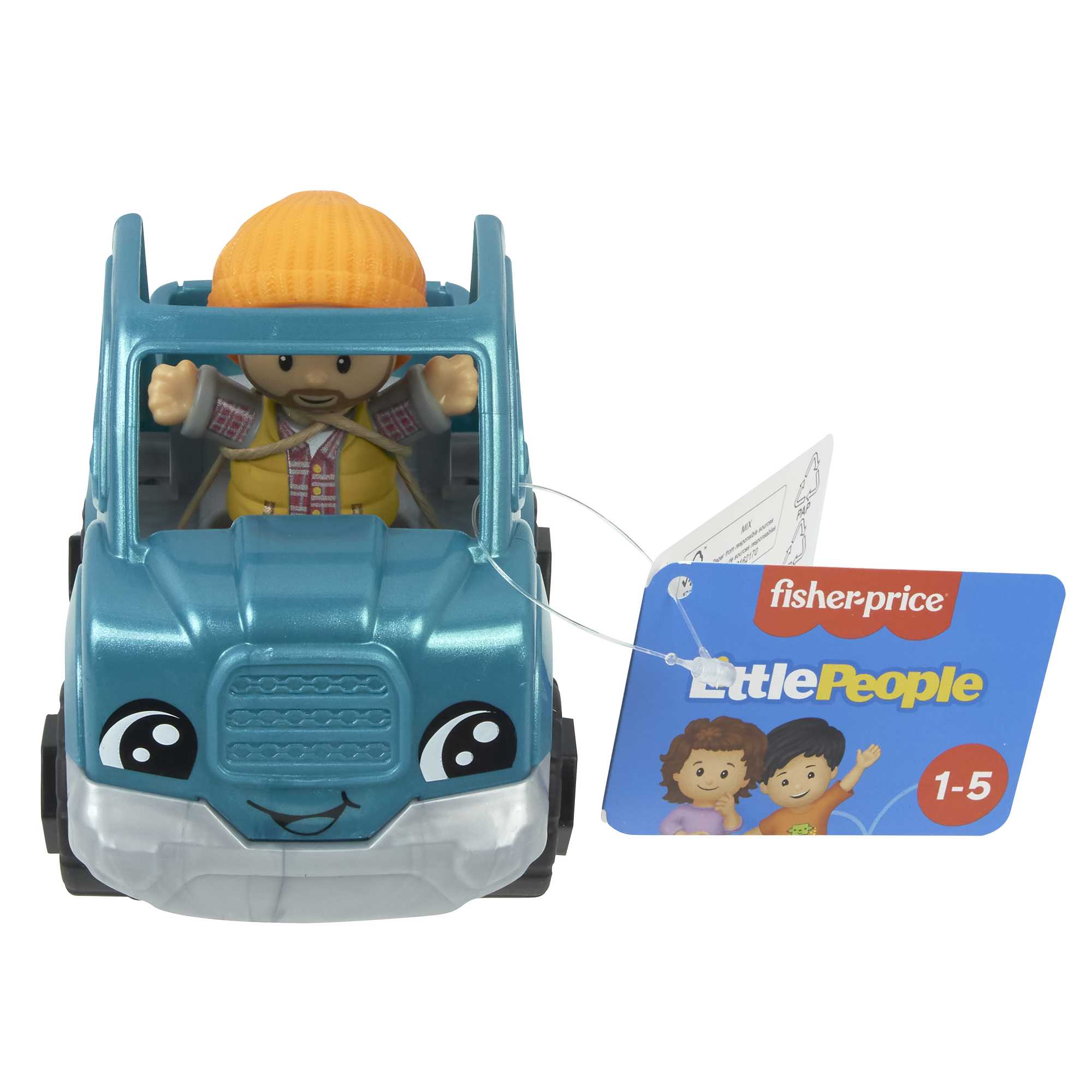 Fisher-Price Little People Pick-Up Truck Toy & Figure Set For Toddlers. 2 Pieces - Image 6