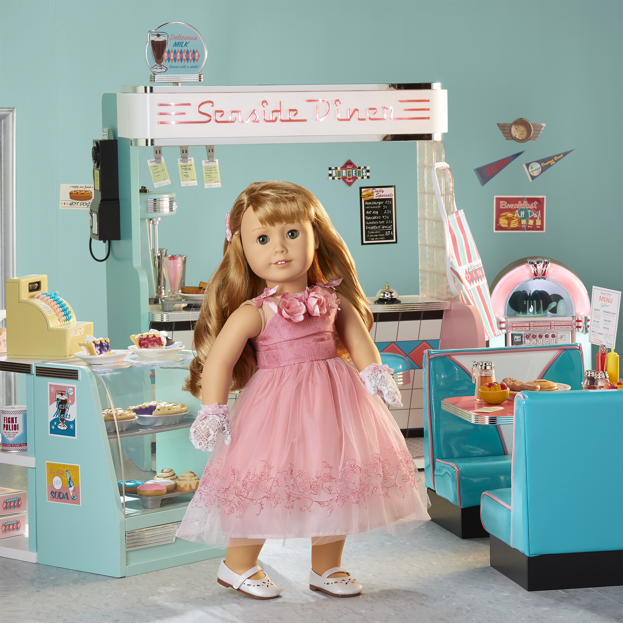 Maryellen's™ Seaside Diner for 18-inch Dolls (Historical Characters) - Image 5