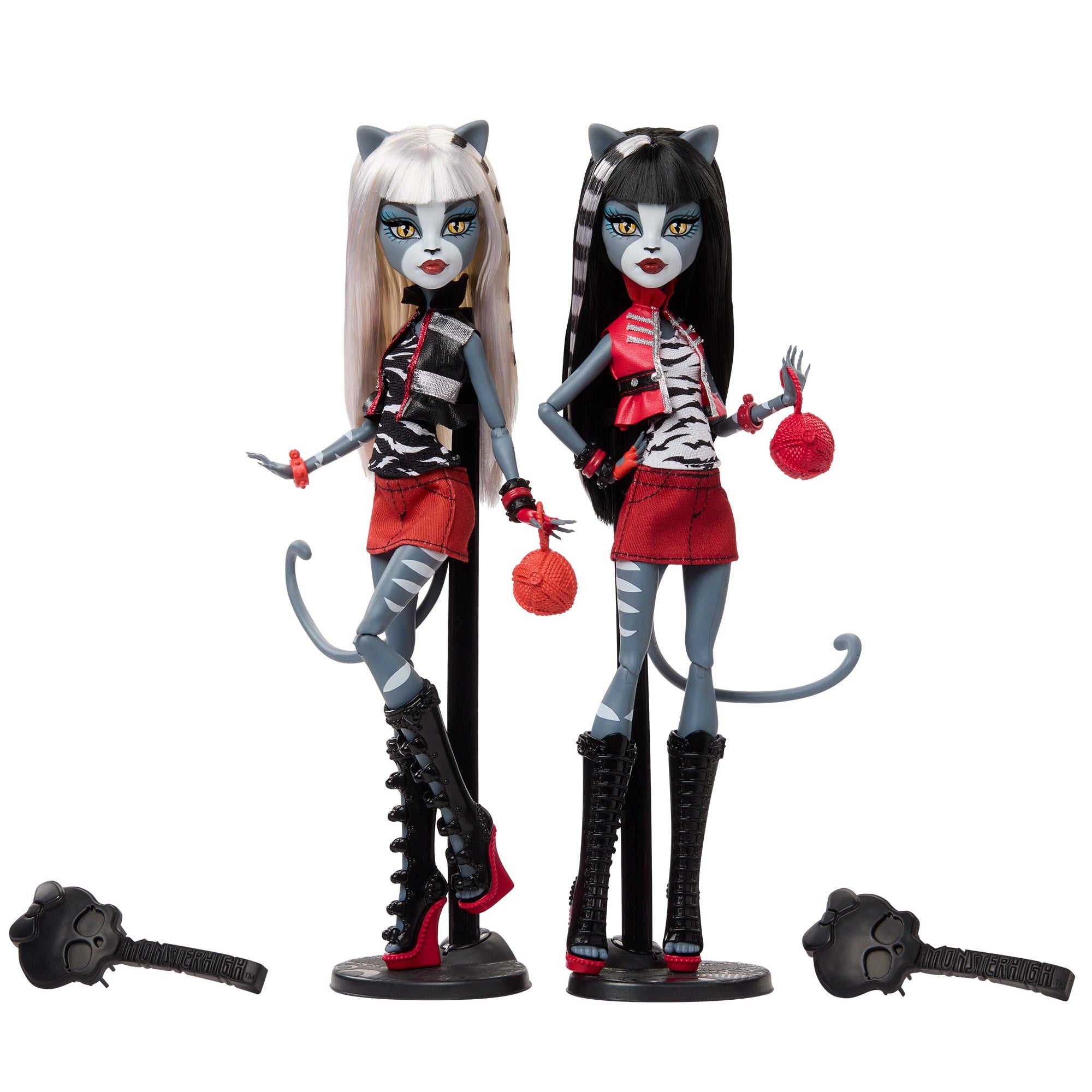 Monster High Boo-riginal Creeproductions G1 Meolowdy and Purrsephone Dolls 2-Pack - Image 2