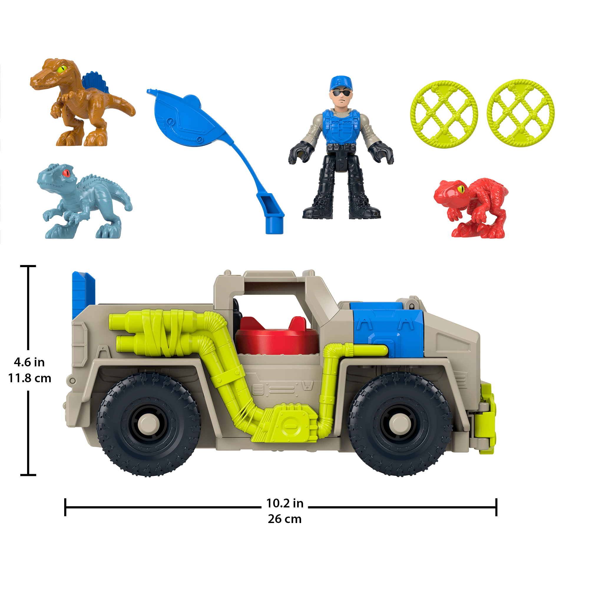 Imaginext Jurassic World Camion de Pistage et de Transport de Dinos - Image 5