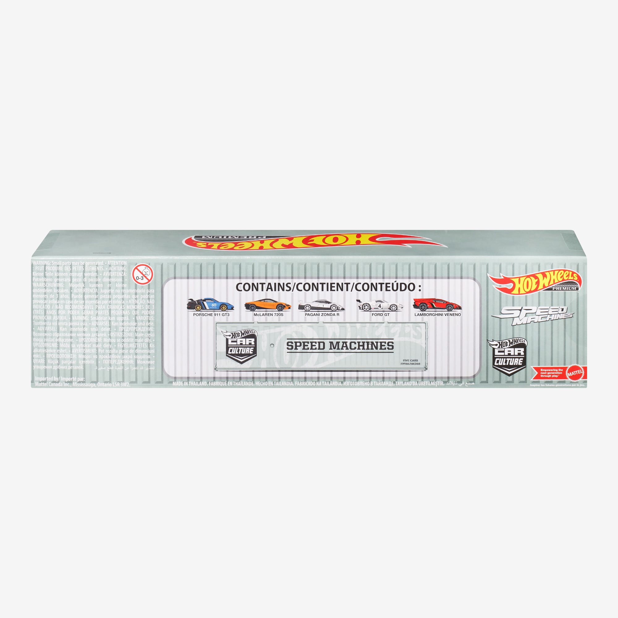 Hot Wheels Premium Car Culture Speed Machines Container Set - Image 5
