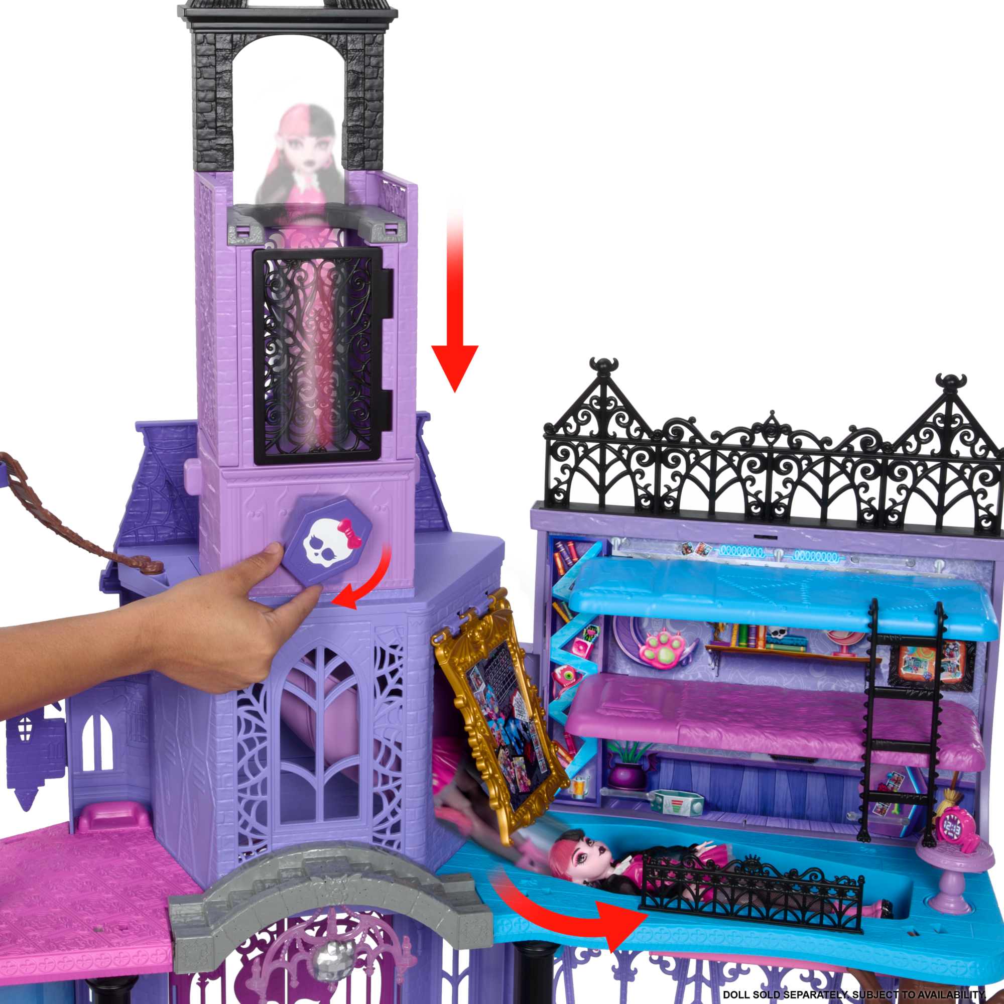 Monster High École des Fantômes. 35Éléments. Mobilier et Accessoires - Image 3