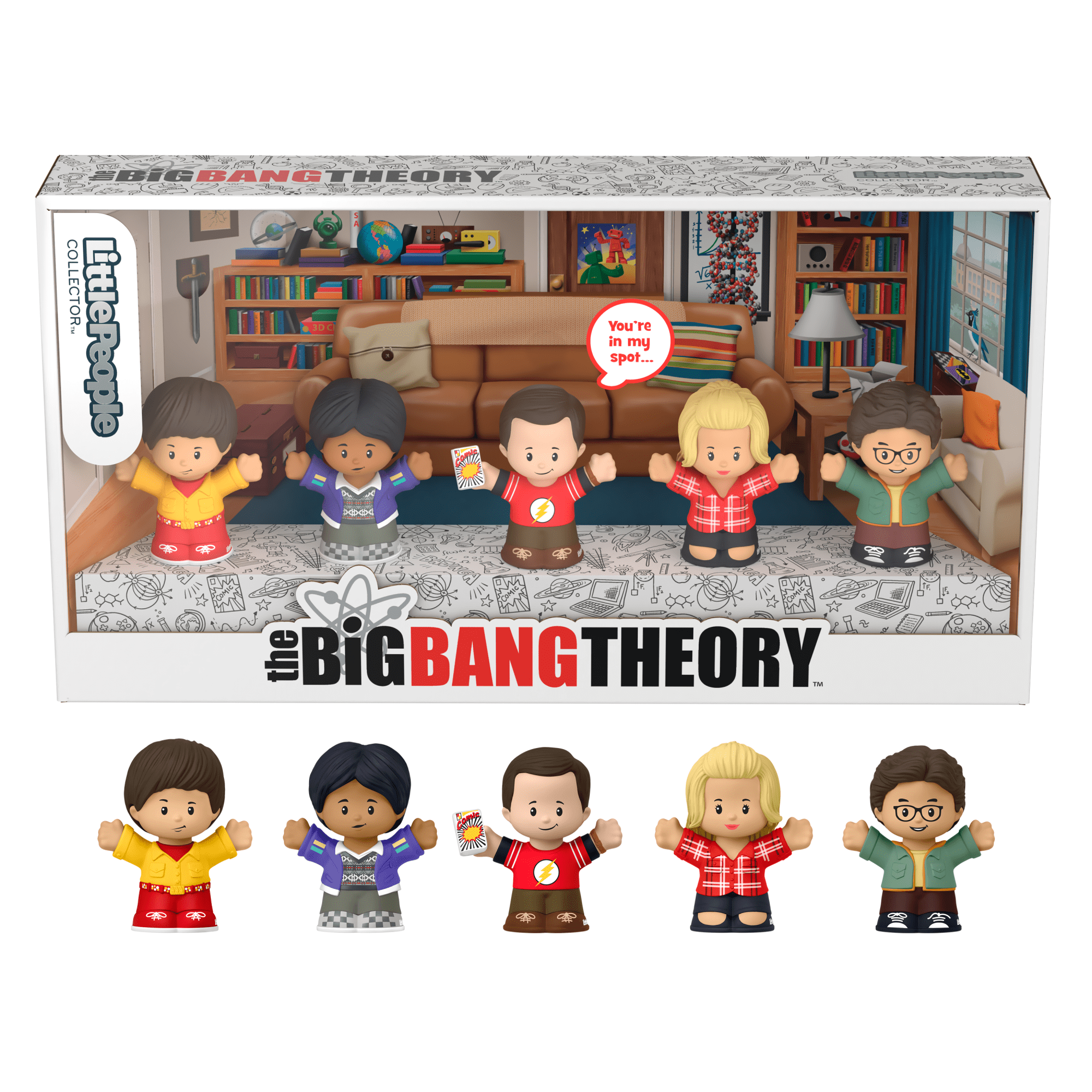 Little People Collector Coffret The Big Bang Theory. 5 Figurines