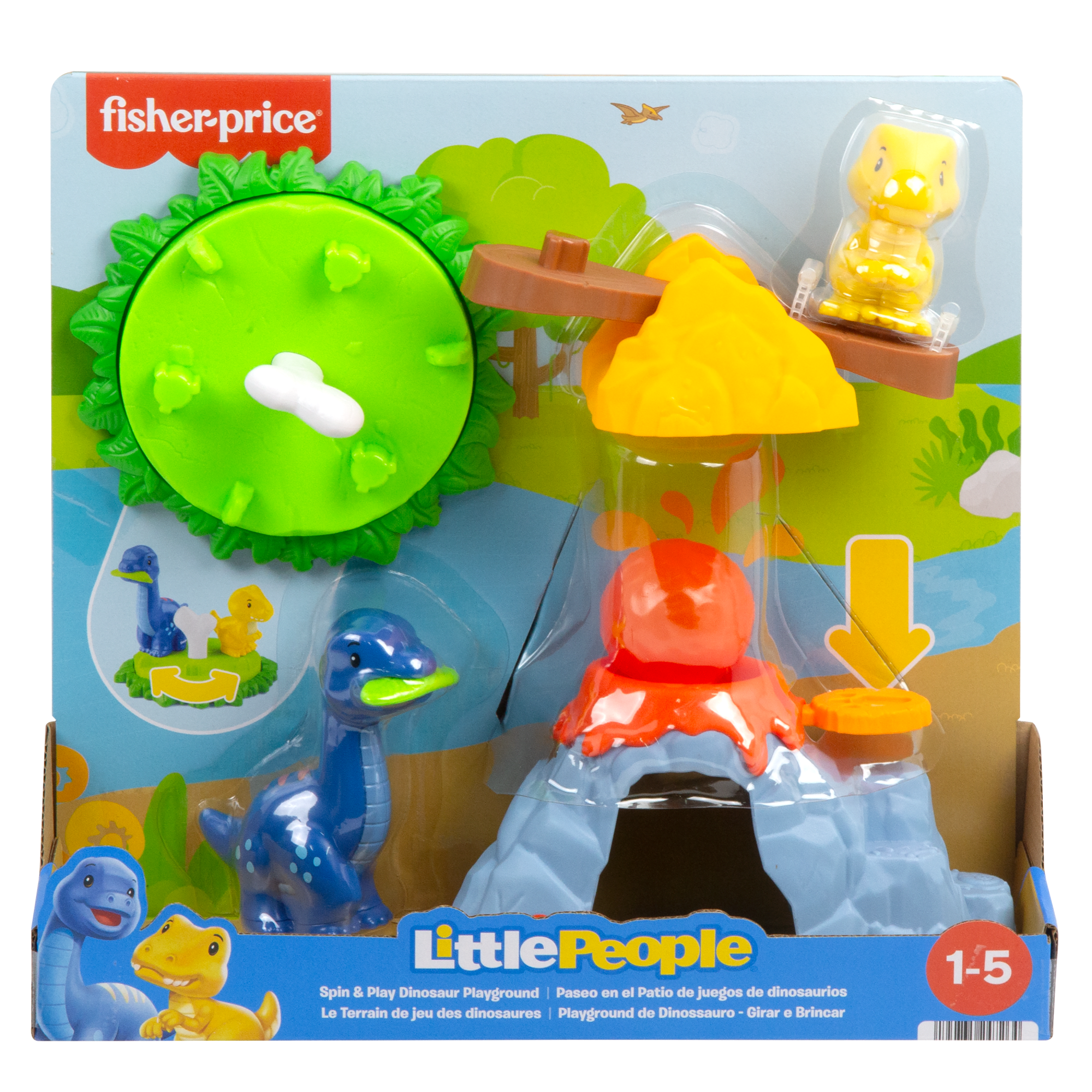Fisher-Price Little People Le Terrain de Jeu des Dinosaures - Image 6