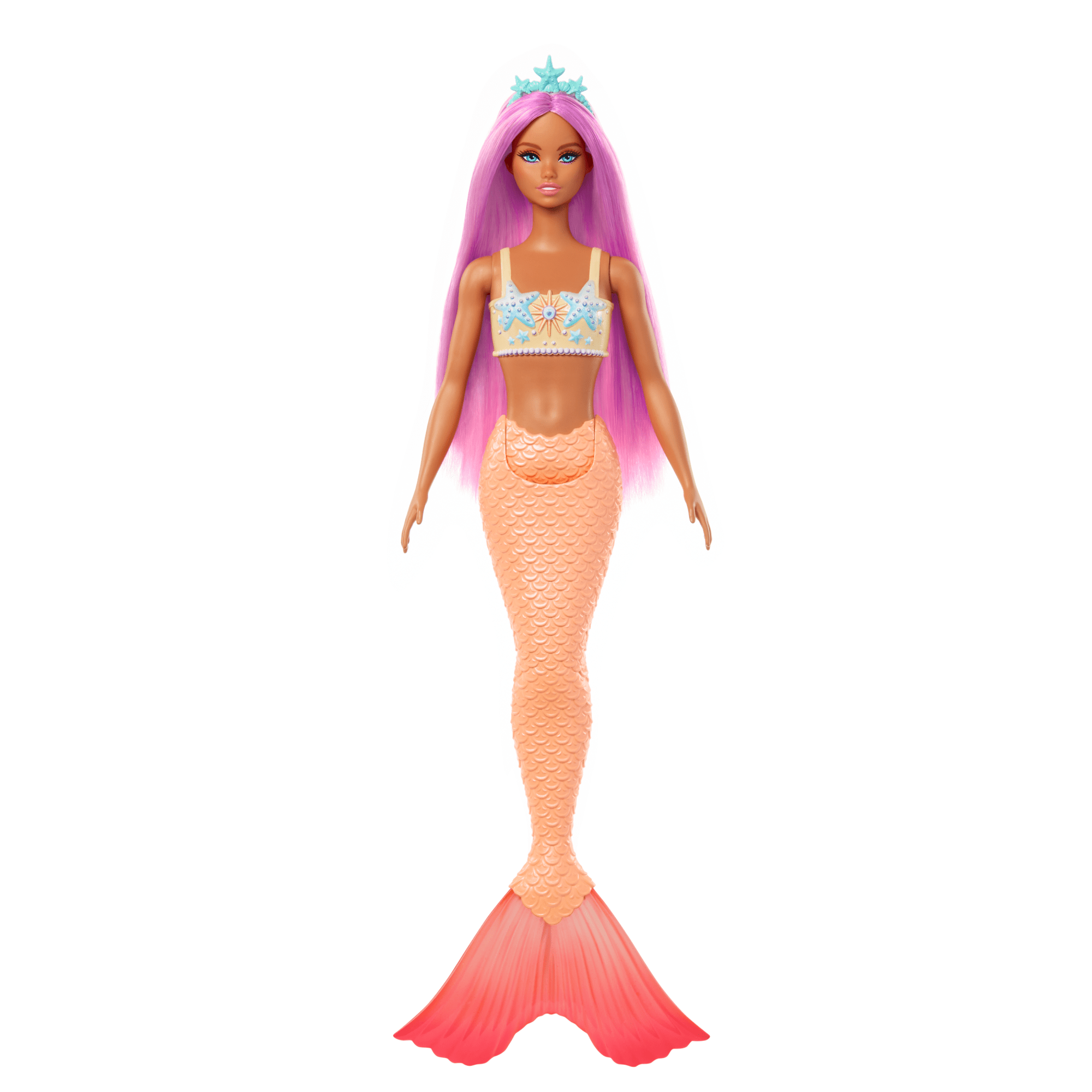 Barbie-Poupées Sirènes Avec Cheveux et Nageoire Colorés et Serre-Tête - Image 5