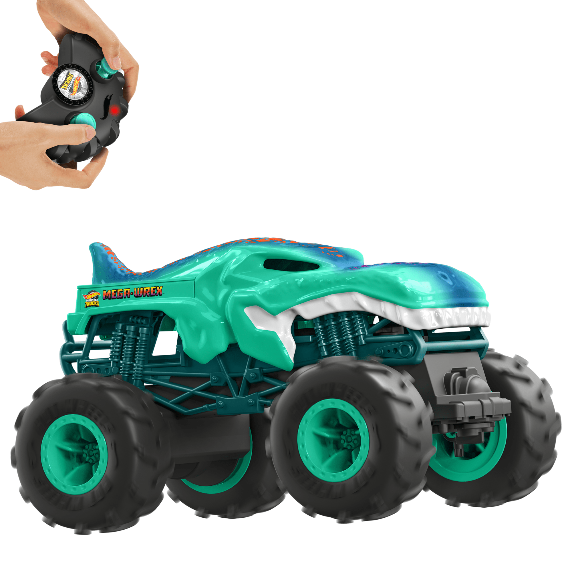 Hot Wheels Monster Trucks Vehículo a Control Remoto Mega Wrex Escala 1:24 - Image 3