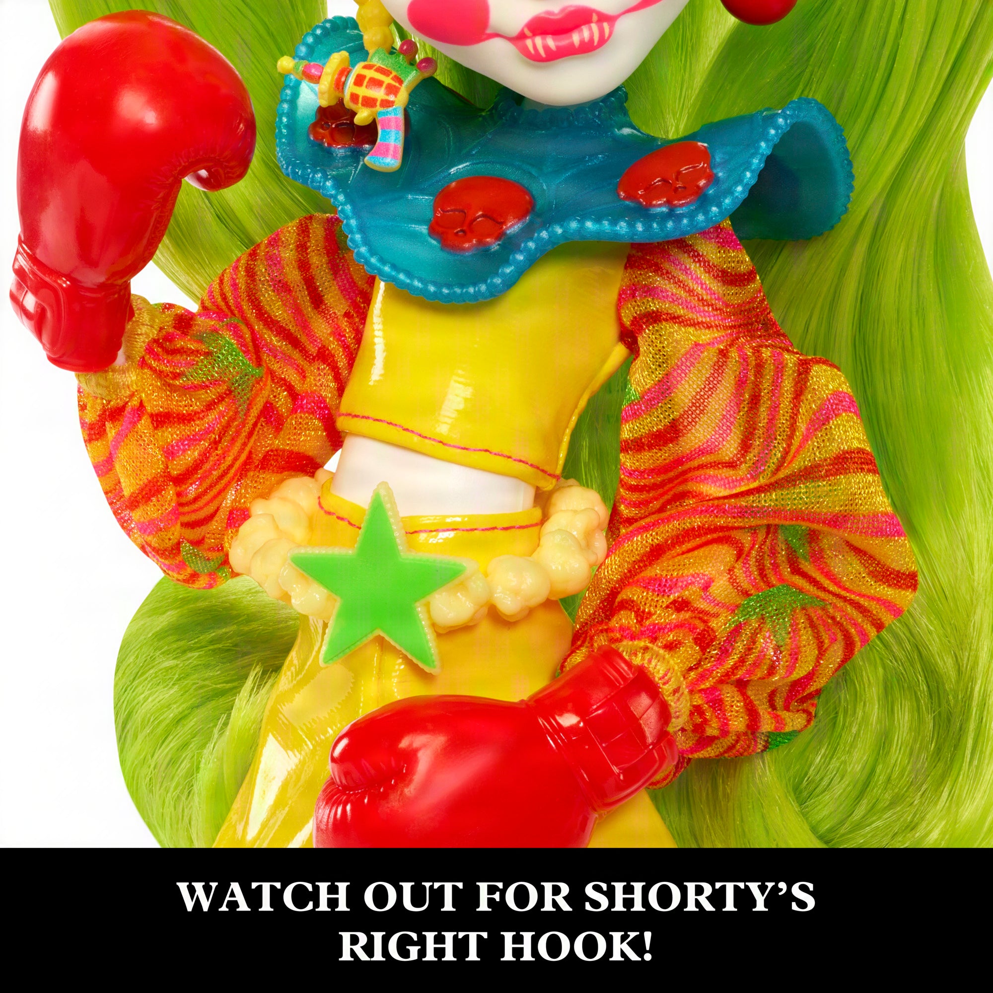 Monster High Skullector Killer Klowns From Outer Space Collectible Doll. Shorty In Yellow Outfit - Image 2