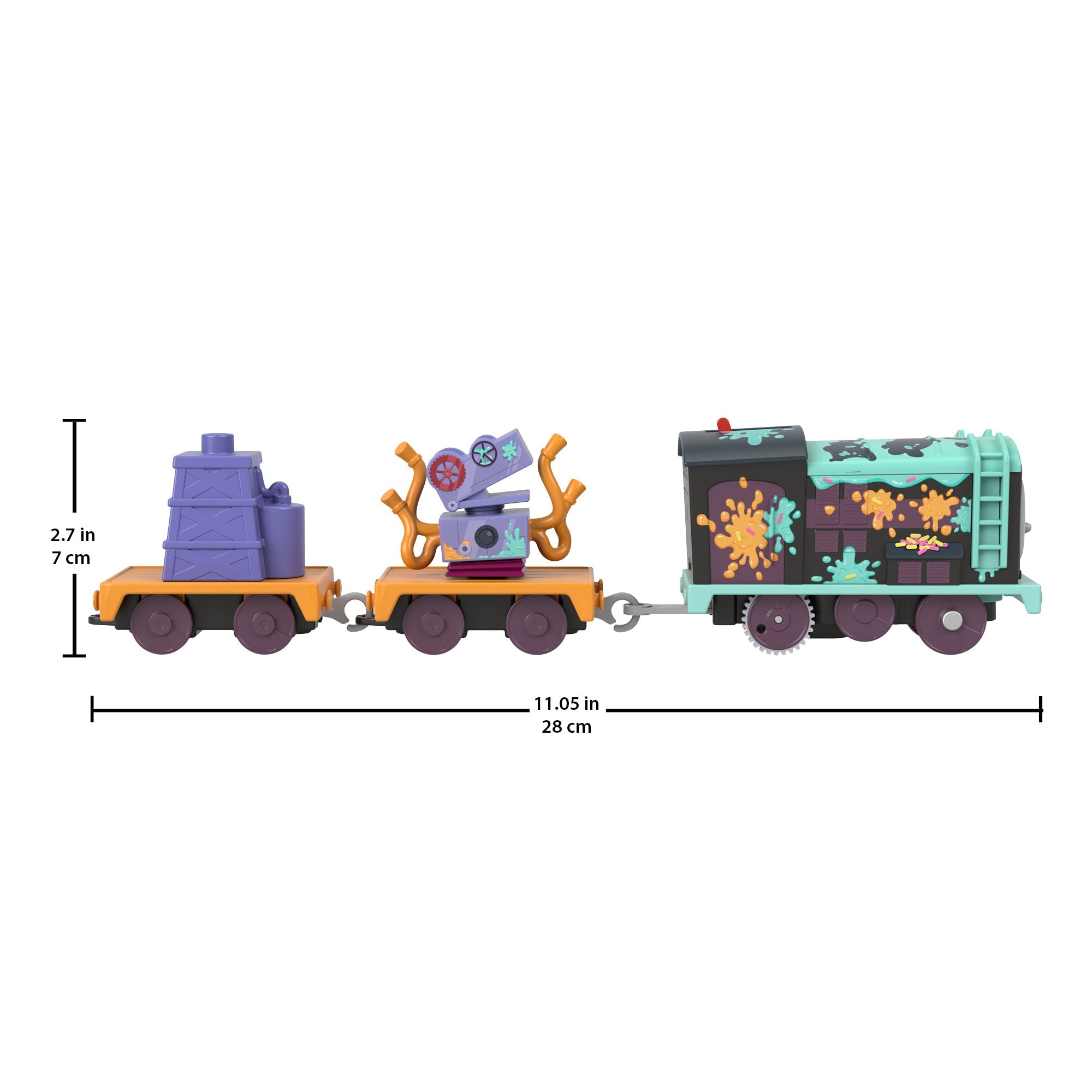 Thomas & Friends Frosting Diesel Motorized Toy Train Engine & Cargo For Preschool Kids - Image 5